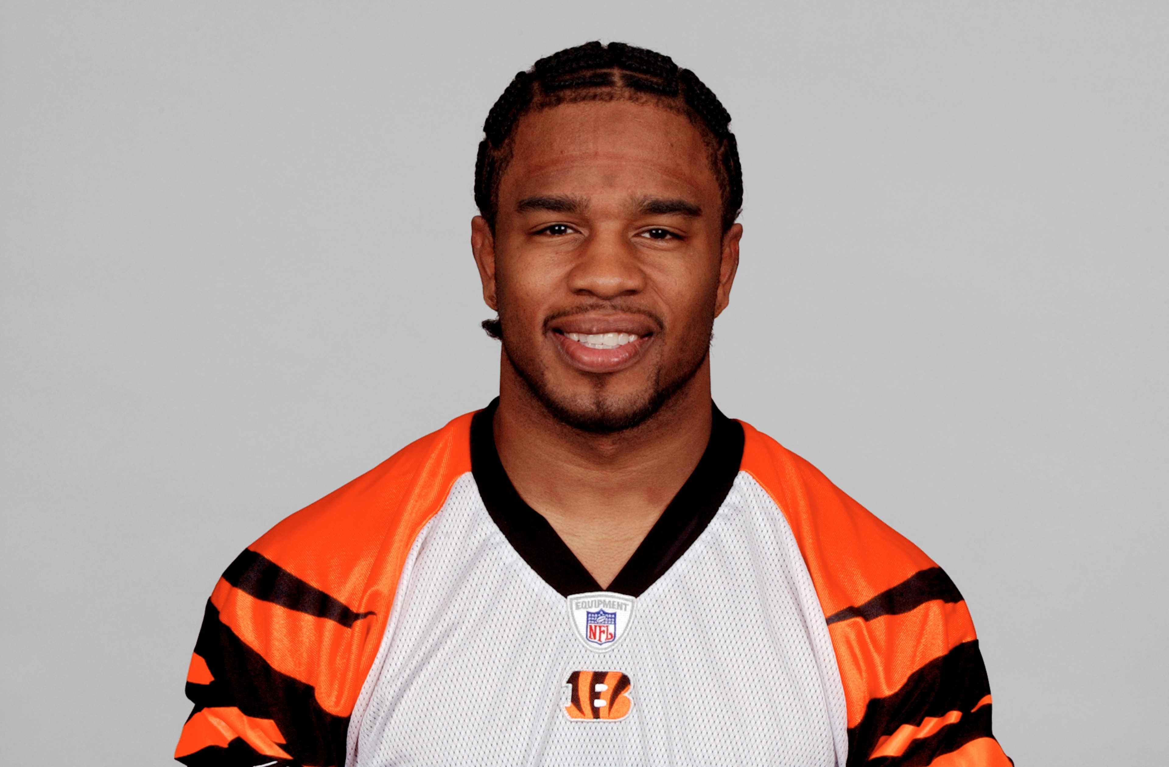 CINCINNATI - 2005:  Peter Warrick of the Cincinnati Bengals poses for his 2005 NFL headshot at photo day in Cincinnati, Ohio.  (Photo by Getty Images)
