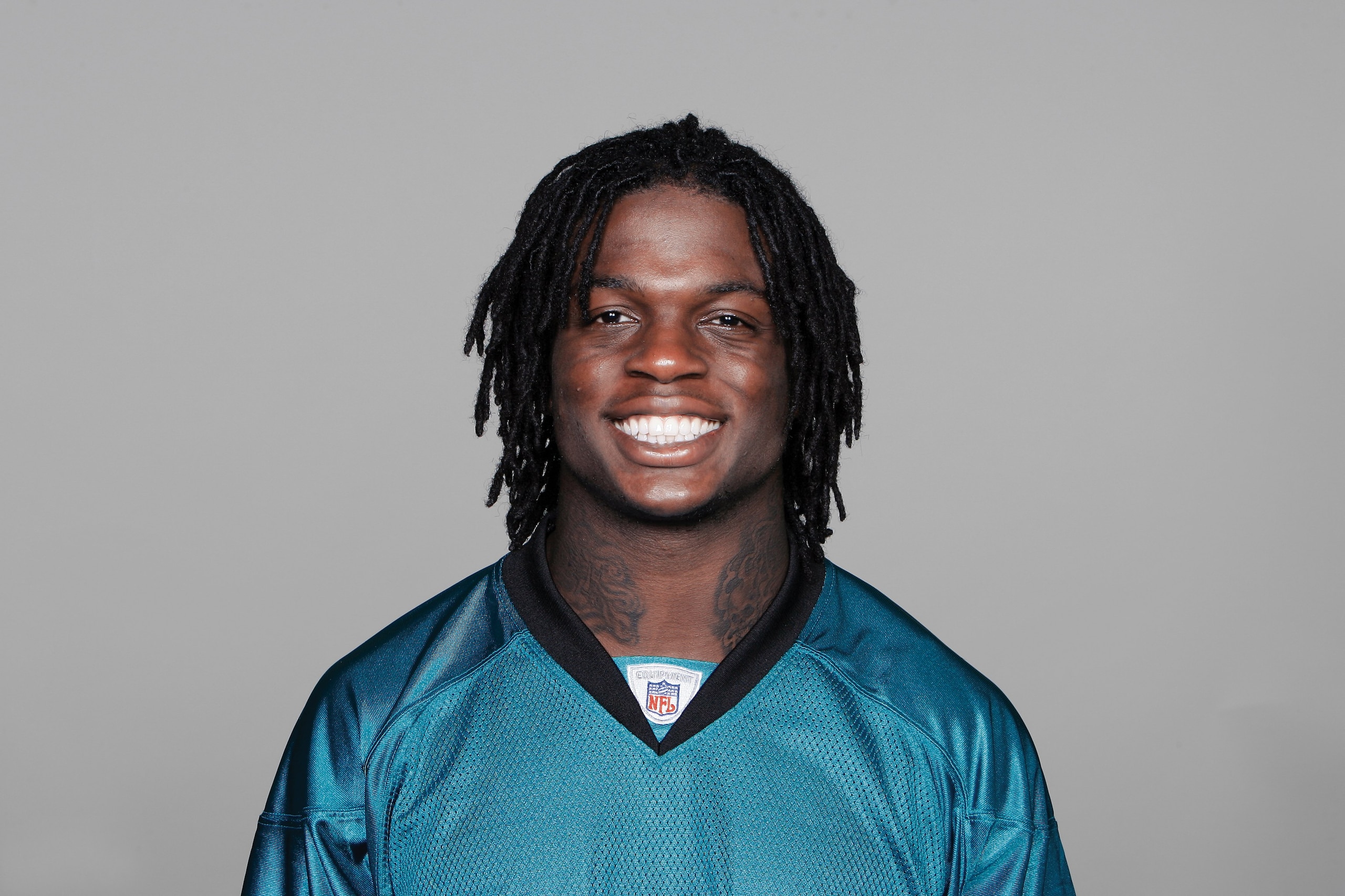 JACKSONVILLE, FL - 2007:  Reggie Williams of the Jacksonville Jaguars poses for his 2007 NFL headshot at photo day in Jacksonville, Florida.  (Photo by Getty Images)