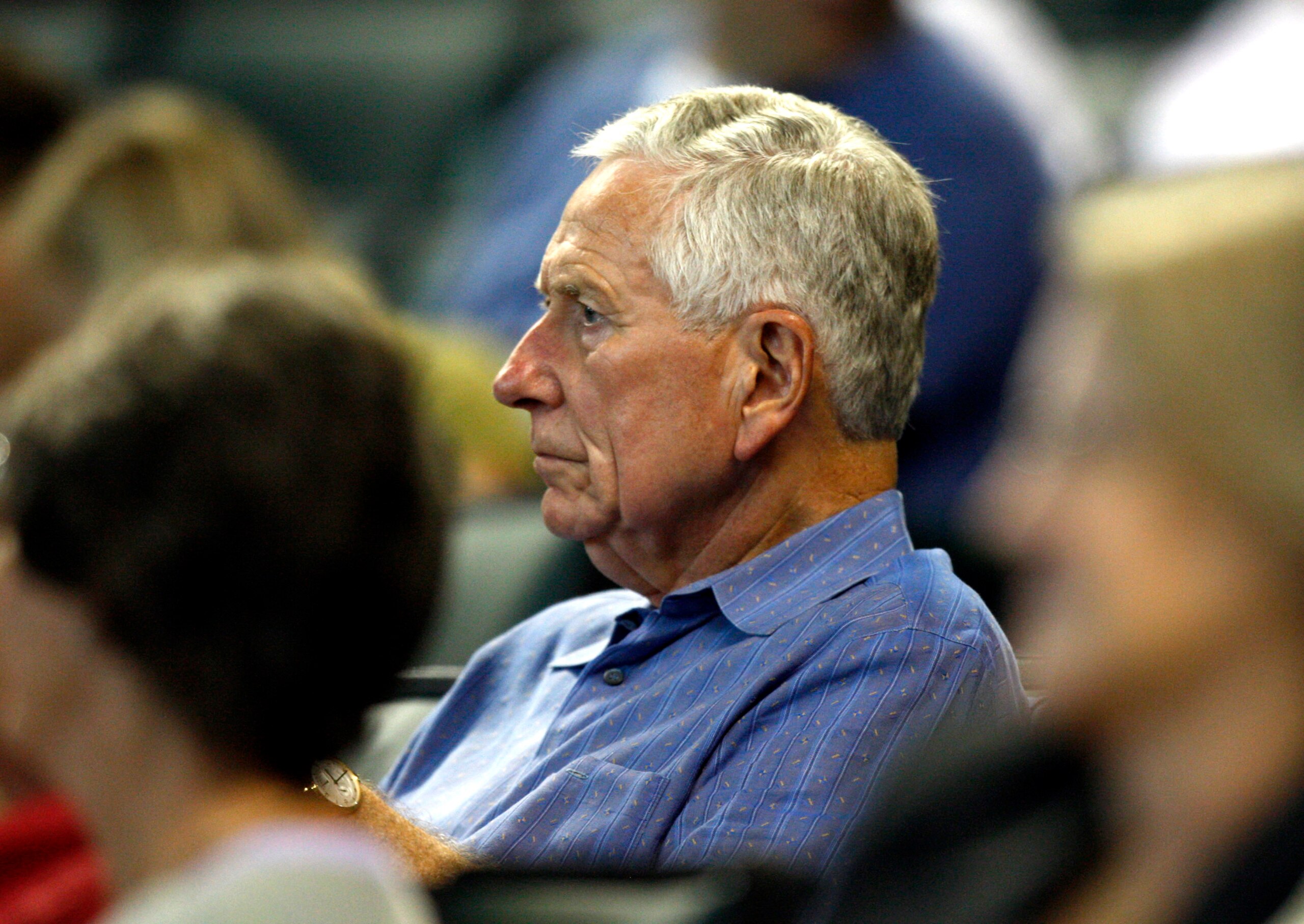 HOUSTON - SEPTEMBER 19:  Houston Astros owner Drayton McLane, Jr. watches from  his seats at Minute Maid Park on September 19, 2010 in Houston, Texas.  (Photo by Bob Levey/Getty Images)