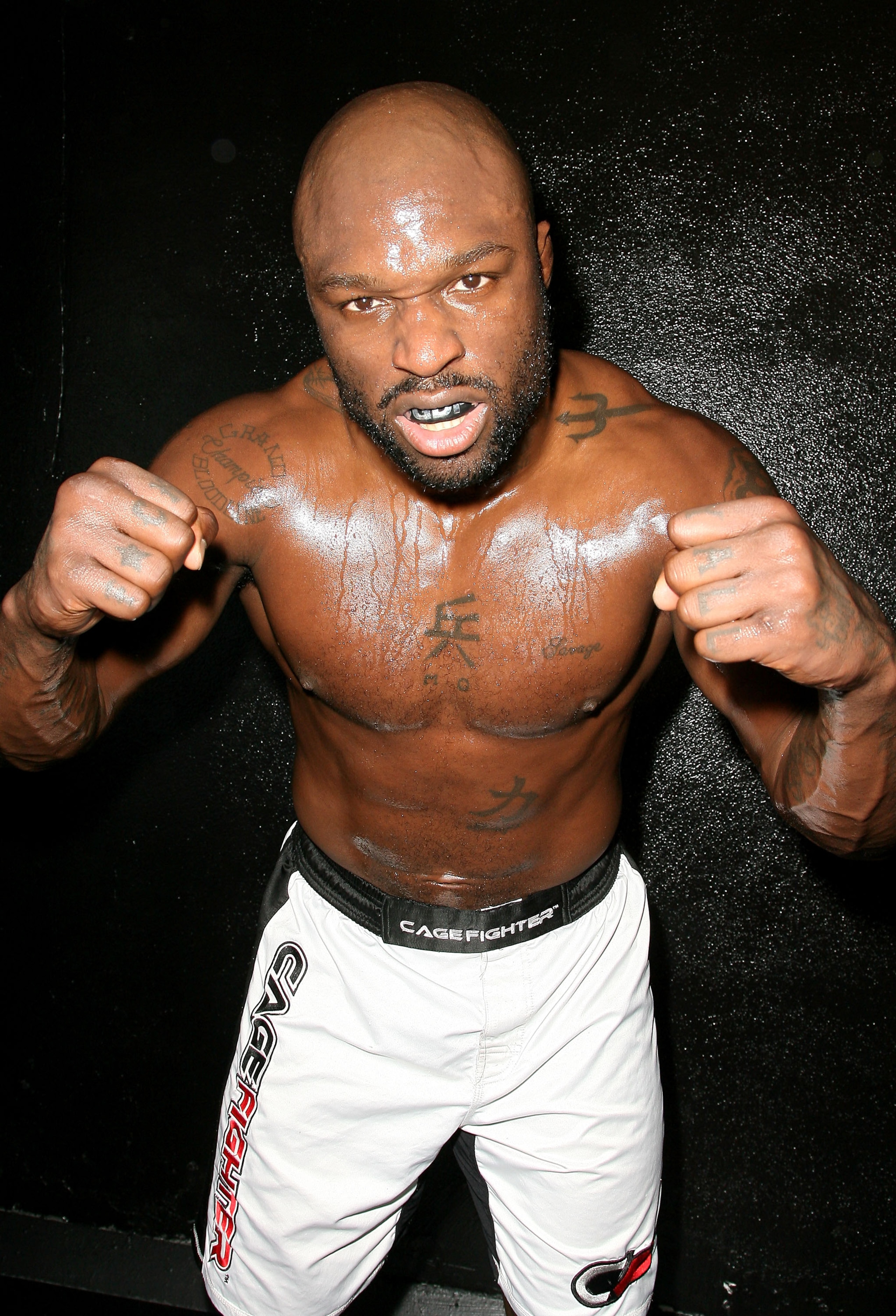 HOLLYWOOD - MARCH 17:  Undefeated Light Heavyweight contender 'King Mo' Lawal attends the CBS' Strikeforce MMA Fighters Open Media Workout on March 17, 2010 in Hollywood, California.  (Photo by Valerie Macon/Getty Images)