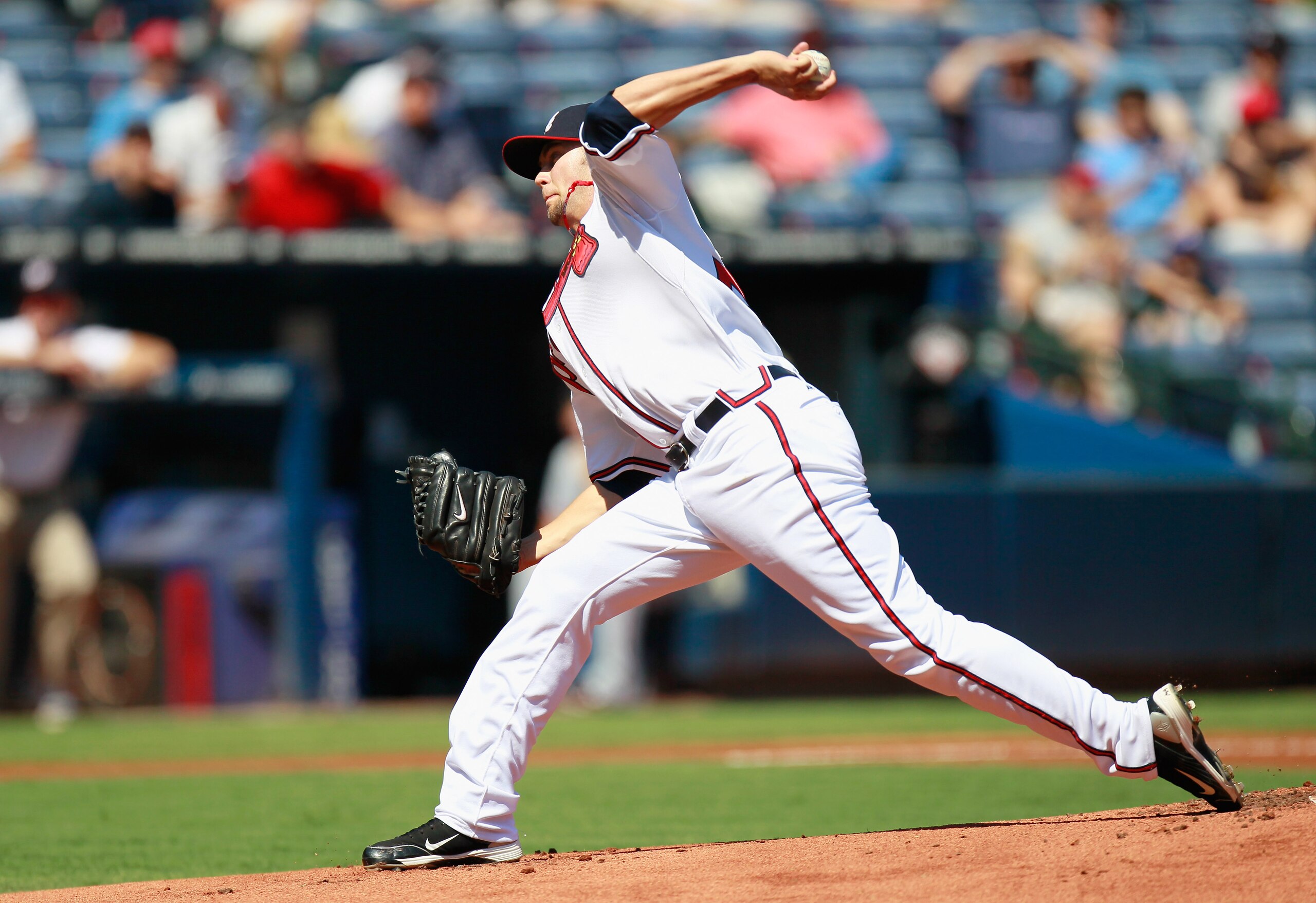 ATLANTA - SEPTEMBER 15:  Pitcher Mike Minor #56 of the Atlanta Braves against the Washington Nationals at Turner Field on September 15, 2010 in Atlanta, Georgia.  (Photo by Kevin C. Cox/Getty Images)