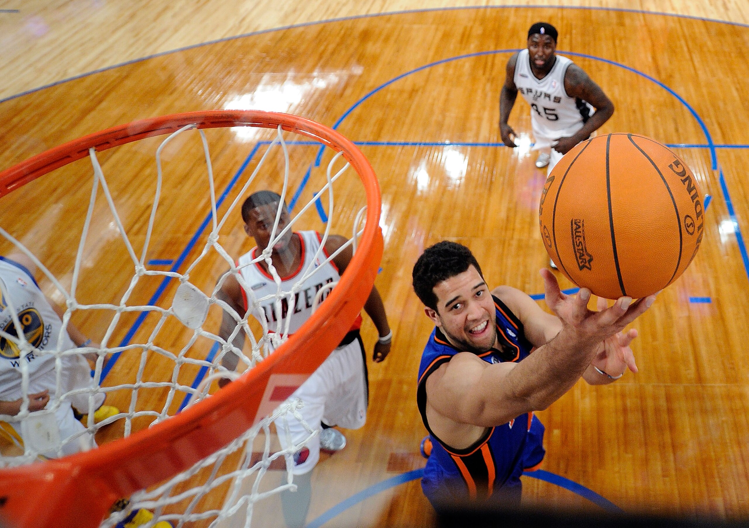 LOS ANGELES, CA - FEBRUARY 18: Landry Fields #6 of the New York Knicks and the Rookie Team goes up for a layup in the first half during the T-Mobile Rookie Challenge and Youth Jam at Staples Center on February 18, 2011 in Los Angeles, California. (Photo LOS ANGELES, CA - FEBRUARY 18: Landry Fields #6 of the New York Knicks and the Rookie Team goes up for a layup in the first half during the T-Mobile Rookie Challenge and Youth Jam at Staples Center on February 18, 2011 in Los Angeles, California. (Photo