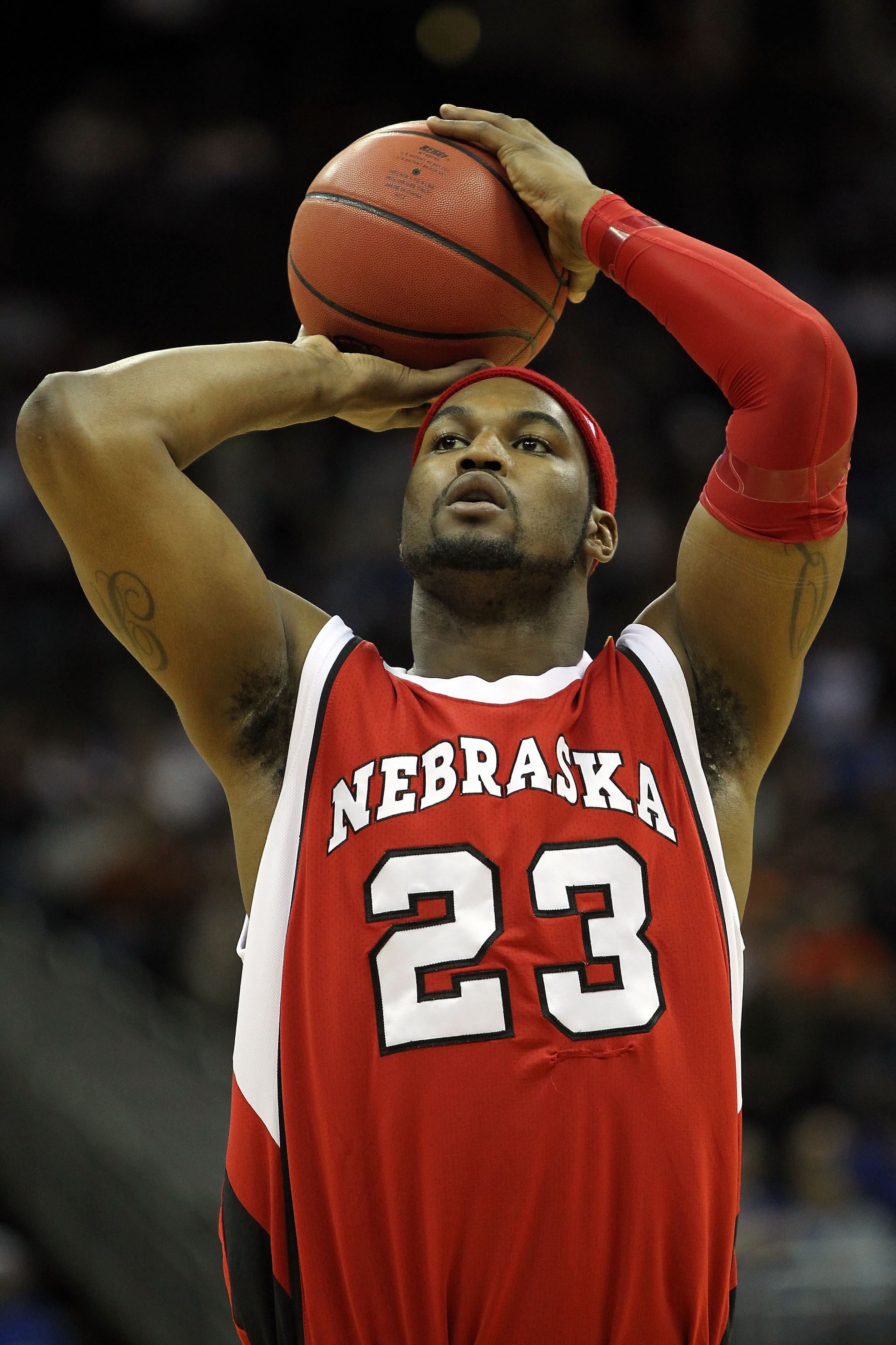 KANSAS CITY, MO - MARCH 11: Quincy Hankins-Cole #23 of the Nebraska Cornhuskers shoots a free throw against the Texas A&M Aggies in the first half during the quarterfinals of the 2010 Phillips 66 Big 12 Men's Basketball Tournament at the Sprint Center on KANSAS CITY, MO - MARCH 11: Quincy Hankins-Cole #23 of the Nebraska Cornhuskers shoots a free throw against the Texas A&M Aggies in the first half during the quarterfinals of the 2010 Phillips 66 Big 12 Men's Basketball Tournament at the Sprint Center on