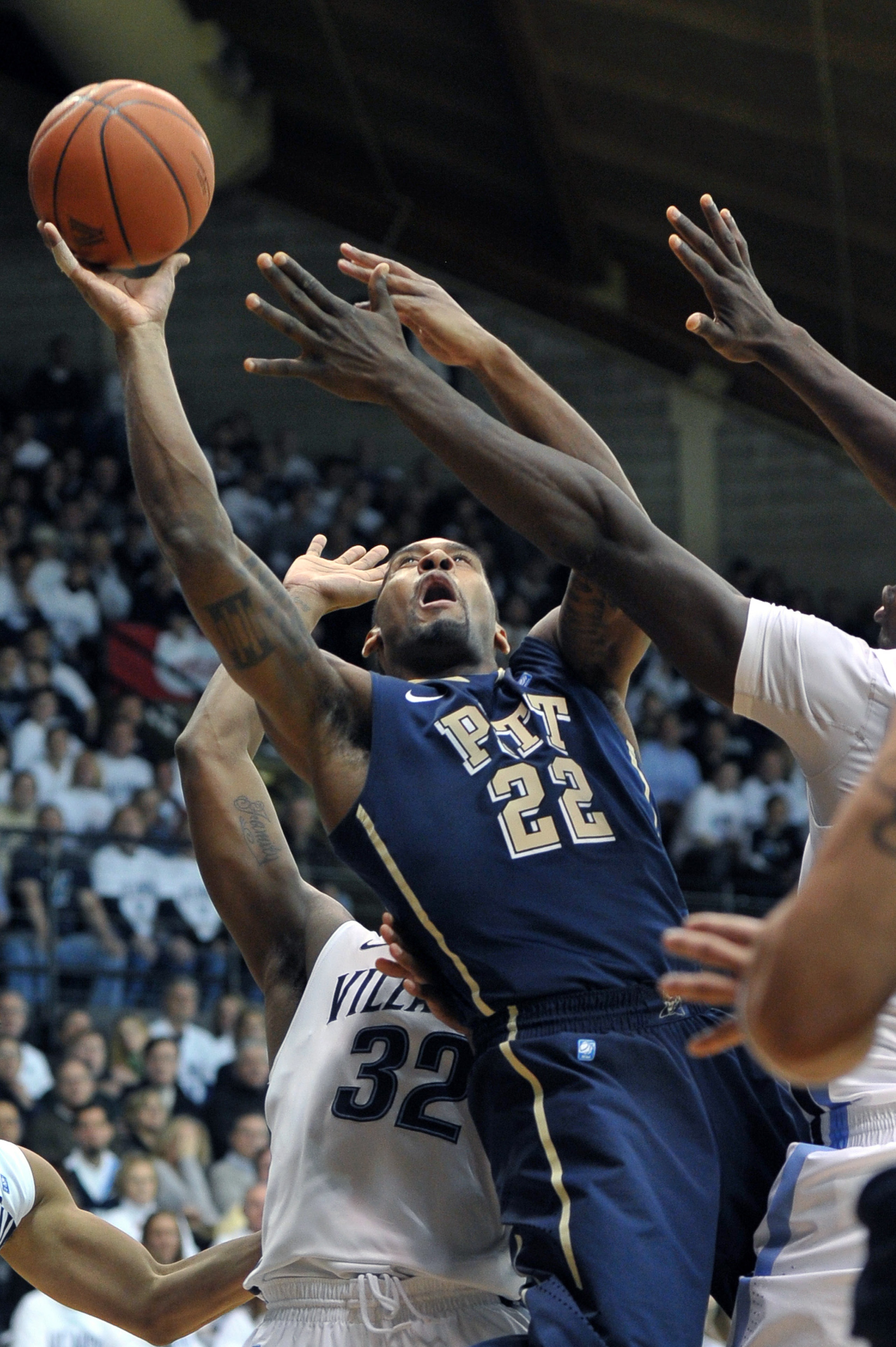 VILLANOVA, PA - FEBRUARY 12: Brad Wanamaker #22 of the Pittsburgh Panthers puts up a shot during the game against the Villanova Wildcats at The Pavilion on February 12, 2011 in Villanova, Pennsylvania. (Photo by Drew Hallowell/Getty Images) VILLANOVA, PA - FEBRUARY 12: Brad Wanamaker #22 of the Pittsburgh Panthers puts up a shot during the game against the Villanova Wildcats at The Pavilion on February 12, 2011 in Villanova, Pennsylvania. (Photo by Drew Hallowell/Getty Images)