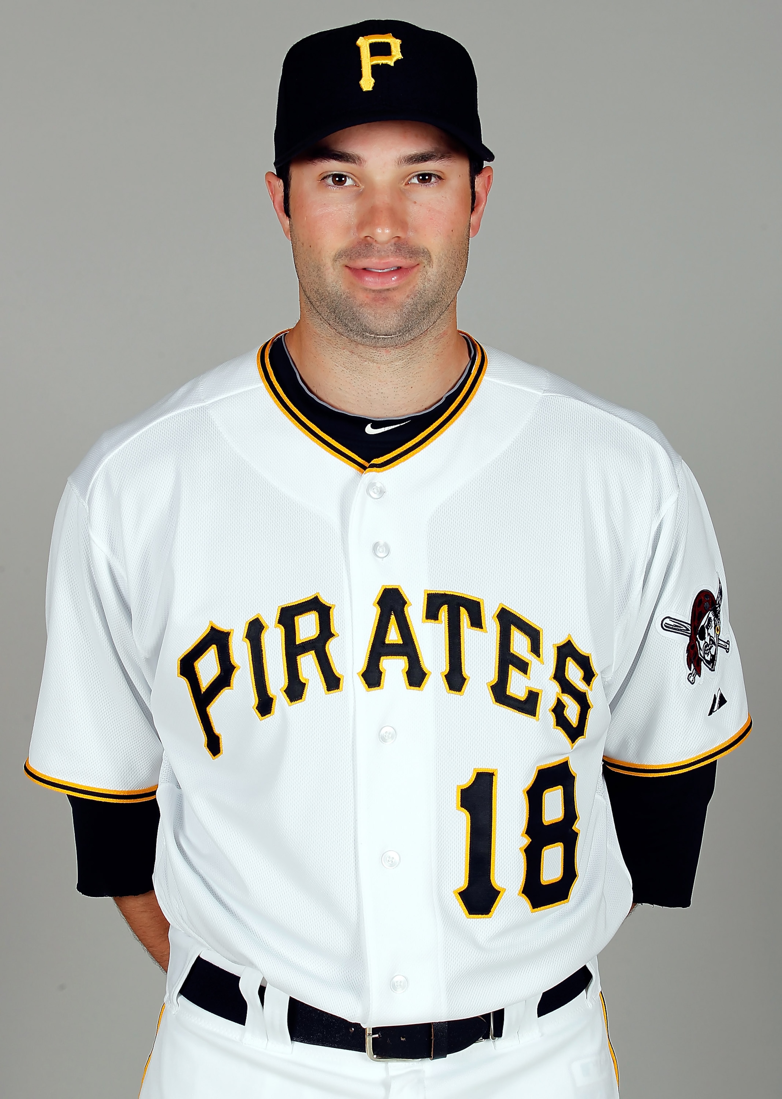 BRADENTON, FL - FEBRUARY 20:  Infielder Neil Walker #18 of the Pittsburgh Pirates poses for a photo during photo day at Pirate City on February 20, 2011 in Bradenton, Florida.  (Photo by J. Meric/Getty Images)
