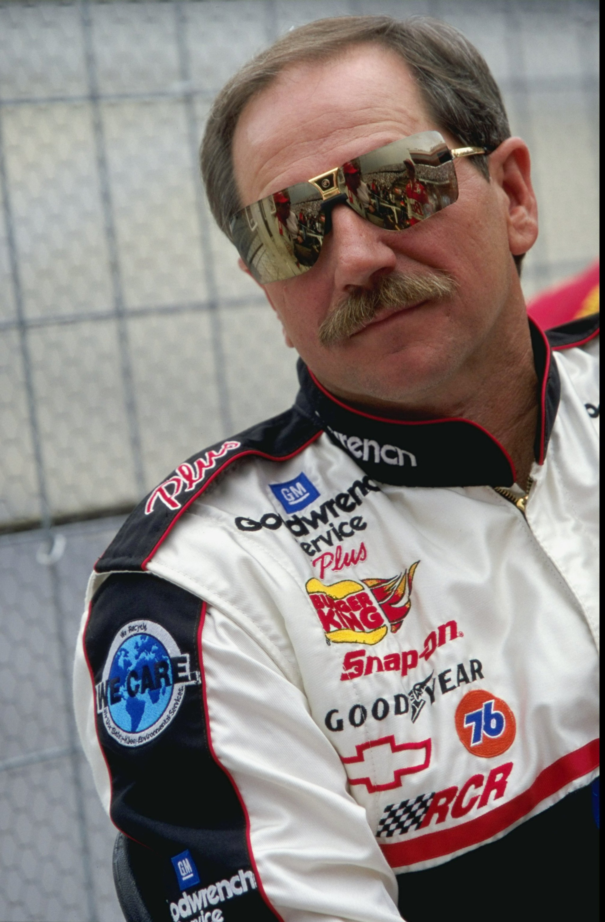 11 Apr 1999:  Dale Earnhardt #3 looking on before the Food City 500 of the NASCAR Winston Cup Series at the Bristol Motor Speedway in Bristol, Tennessee. Mandatory Credit: Jamie Squire  /Allsport