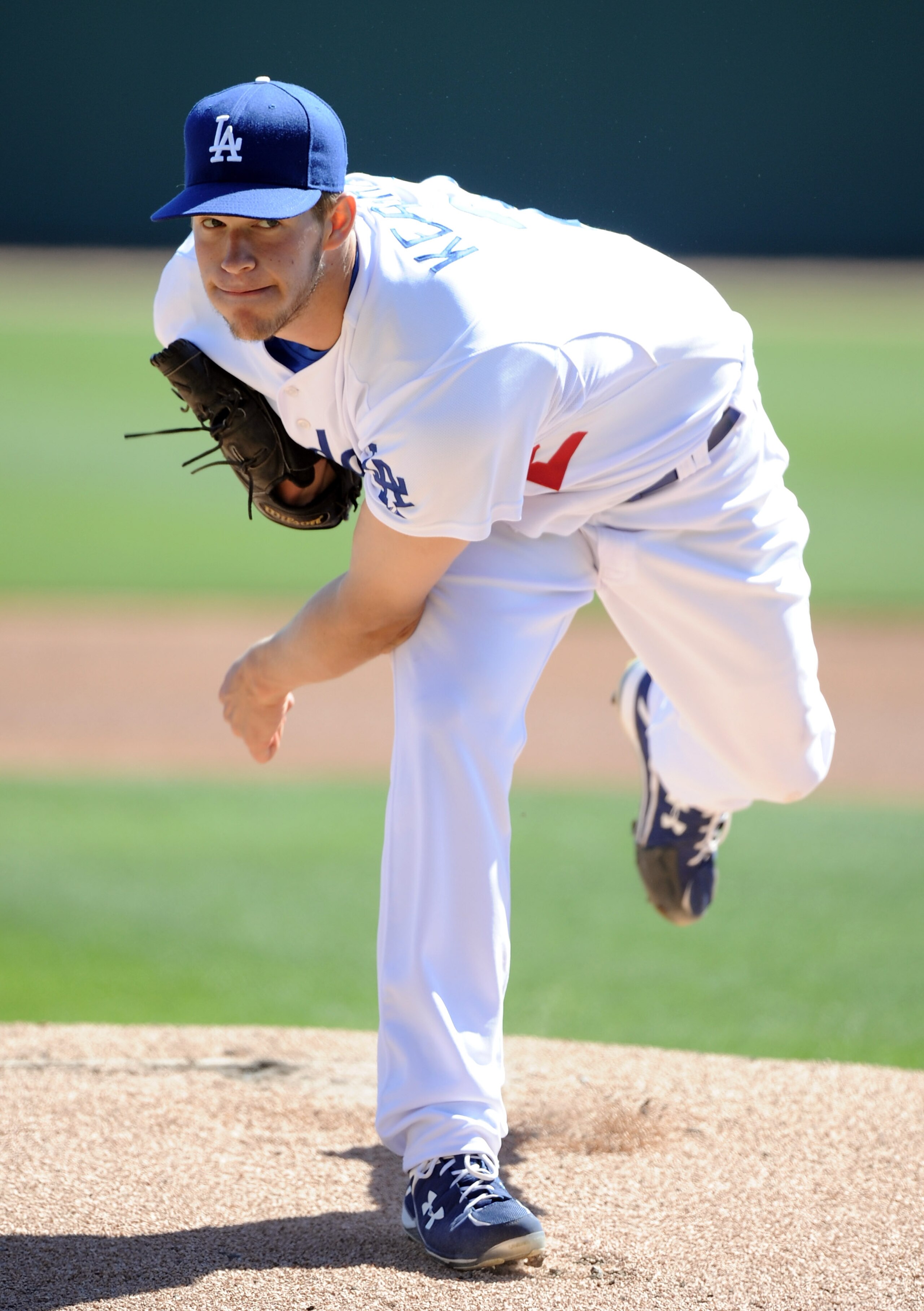 PHOENIX, AZ - FEBRUARY 28: Clayton Kershaw #22 of the Los Angeles Dodgers pitches against the Chicago White Sox during spring training at Camelback Ranch on February 28, 2011 in Phoenix, Arizona. (Photo by Harry How/Getty Images) PHOENIX, AZ - FEBRUARY 28: Clayton Kershaw #22 of the Los Angeles Dodgers pitches against the Chicago White Sox during spring training at Camelback Ranch on February 28, 2011 in Phoenix, Arizona. (Photo by Harry How/Getty Images)
