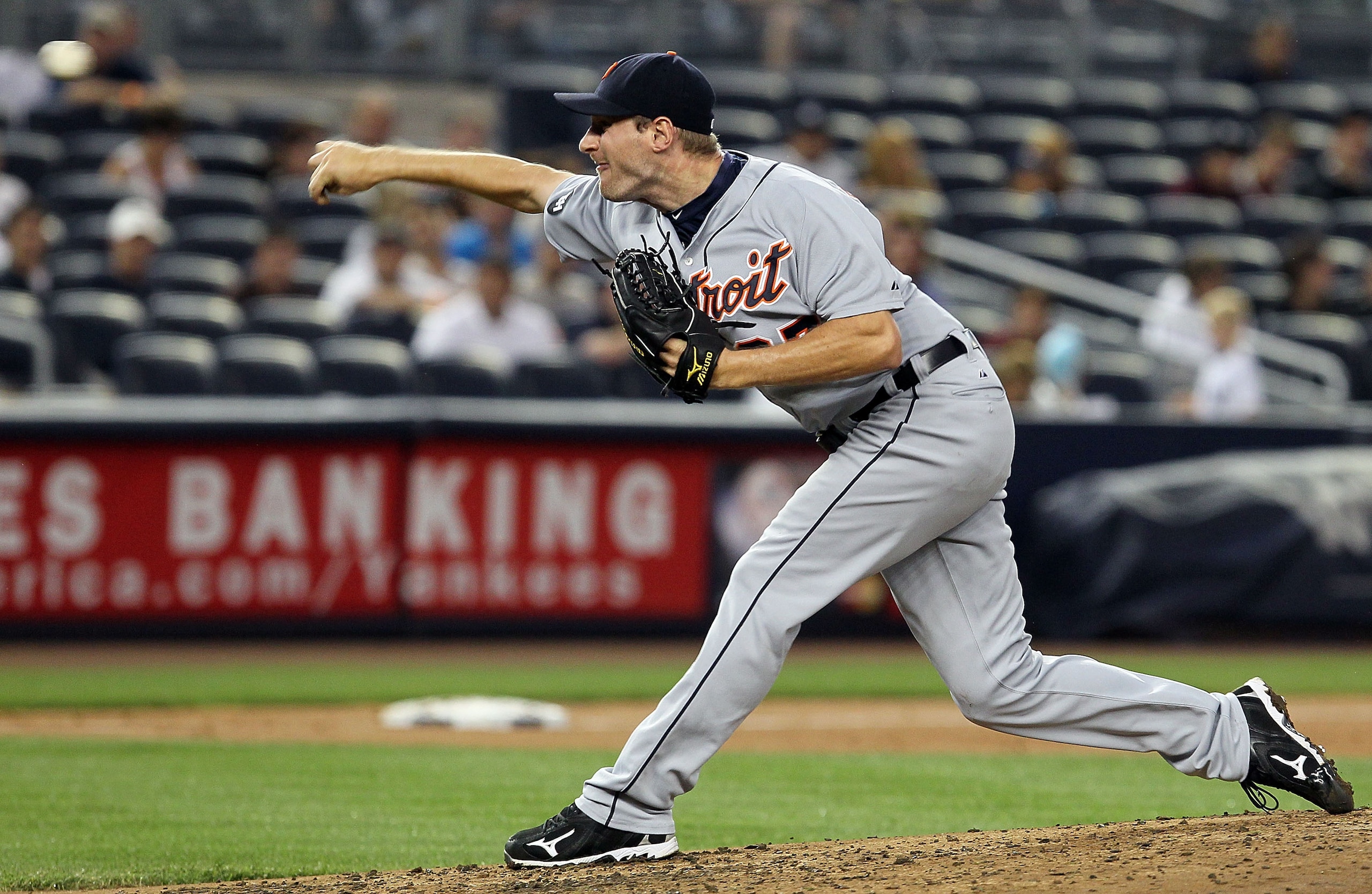 NEW YORK - AUGUST 16: Max Scherzer #37 of the Detroit Tigers delivers a pitch against the New York Yankees on August 16, 2010 at Yankee Stadium in the Bronx borough of New York City. (Photo by Jim McIsaac/Getty Images) NEW YORK - AUGUST 16: Max Scherzer #37 of the Detroit Tigers delivers a pitch against the New York Yankees on August 16, 2010 at Yankee Stadium in the Bronx borough of New York City. (Photo by Jim McIsaac/Getty Images)