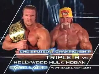 Triple H vs Hulk Hogan