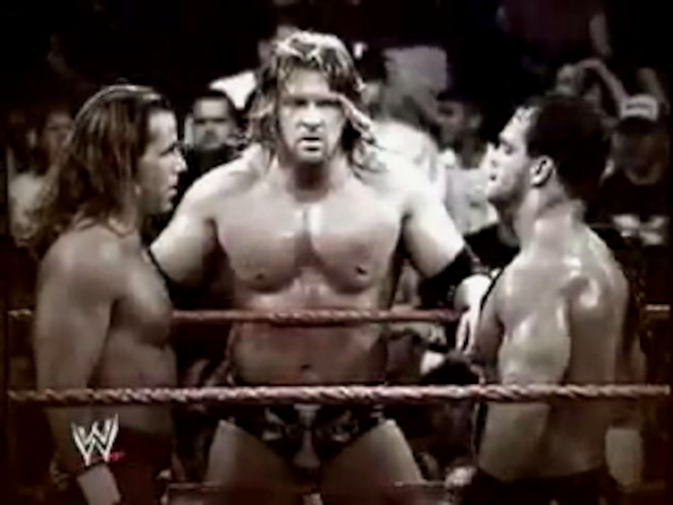 Shawn Michaels, Triple H, and Chris Benoit