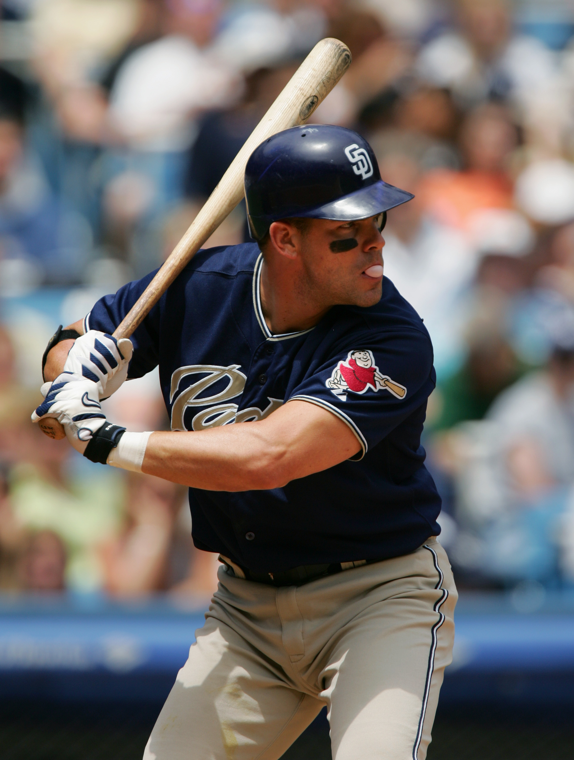 NEW YORK - JUNE 13:  Jeff Cirillo #7  of the San Diego Padres stands ready at bat during the interleague game against the New York Yankees on June 13, 2004 at Yankee Stadium in the Bronx, New York. The Yankees won 6-5 in the12th inning.  (Photo by Ezra Sh