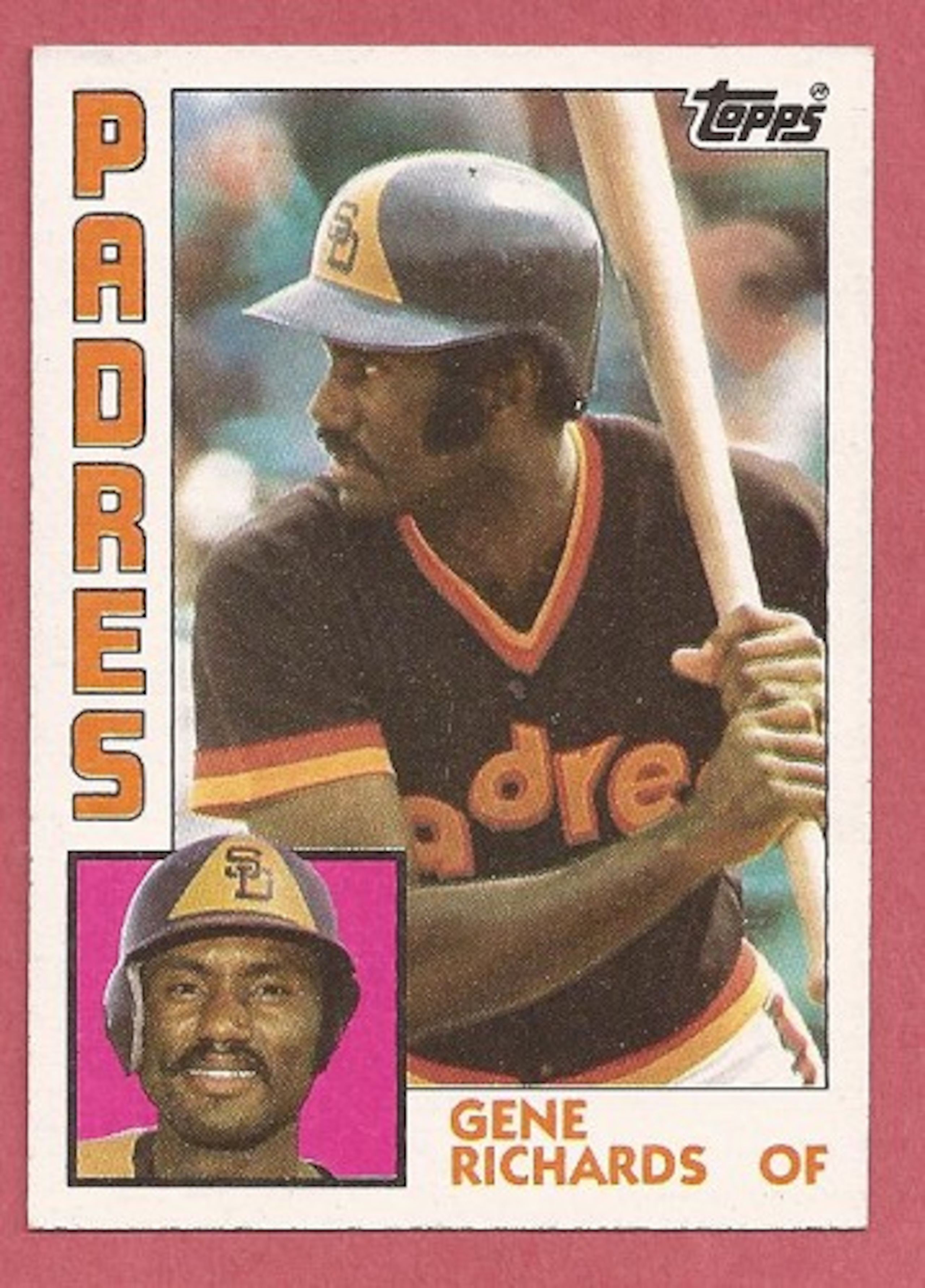 Gene Richards makes the grade in Center Field