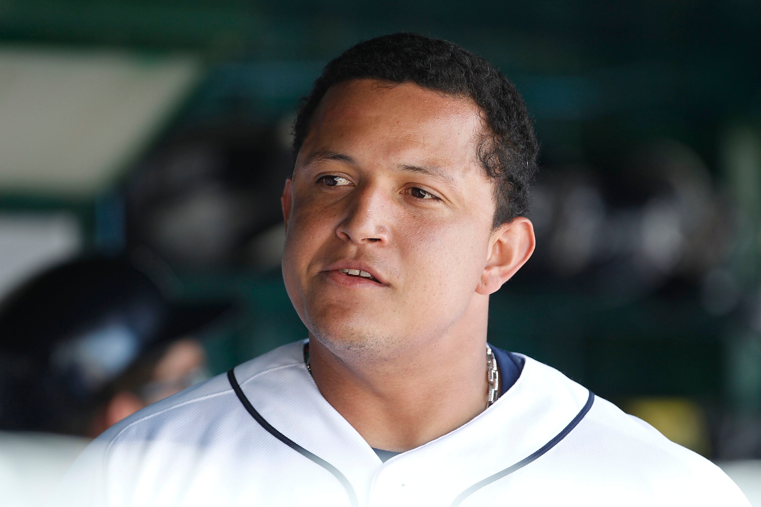 LAKELAND, FL - MARCH 02:  Miguel Cabrera #24 of the Detroit Tigers during the game against the Houston Astros at Joker Marchant Stadium on March 2, 2011 in Lakeland, Florida. The Astros defeated the Tigers 6-3.  (Photo by Leon Halip/Getty Images)