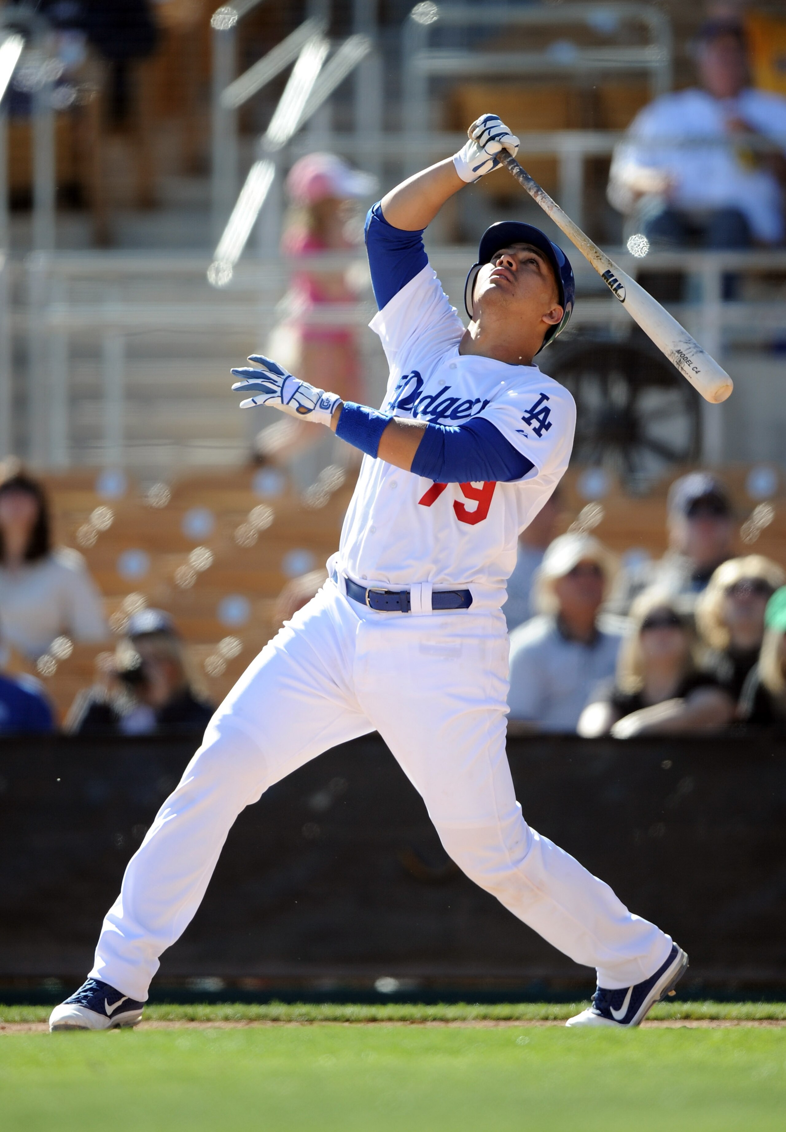 PHOENIX, AZ - FEBRUARY 28: Hector Gimenez #79 of the Los Angeles Dodgers at bat during spring training at Camelback Ranch on February 28, 2011 in Phoenix, Arizona. (Photo by Harry How/Getty Images) PHOENIX, AZ - FEBRUARY 28: Hector Gimenez #79 of the Los Angeles Dodgers at bat during spring training at Camelback Ranch on February 28, 2011 in Phoenix, Arizona. (Photo by Harry How/Getty Images)