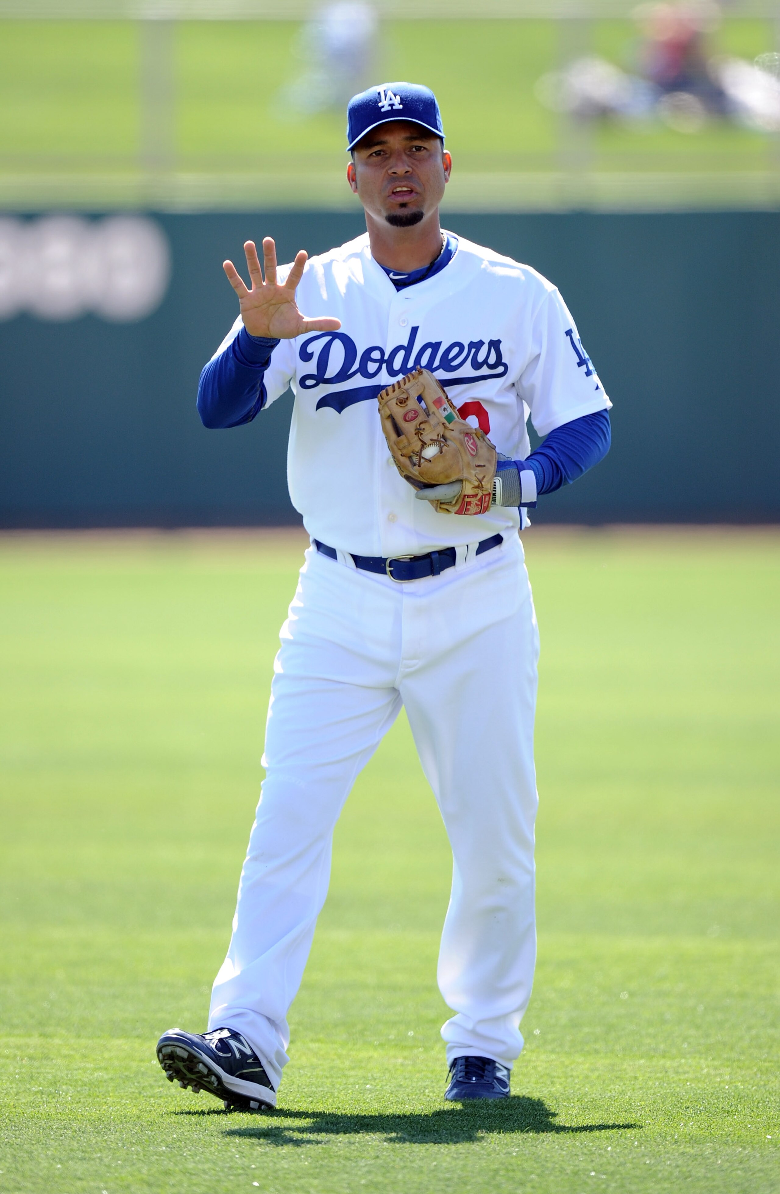 PHOENIX, AZ - FEBRUARY 28: Juan Castro #13 of the Los Angeles Dodgers warms up during spring training at Camelback Ranch on February 28, 2011 in Phoenix, Arizona. (Photo by Harry How/Getty Images) PHOENIX, AZ - FEBRUARY 28: Juan Castro #13 of the Los Angeles Dodgers warms up during spring training at Camelback Ranch on February 28, 2011 in Phoenix, Arizona. (Photo by Harry How/Getty Images)