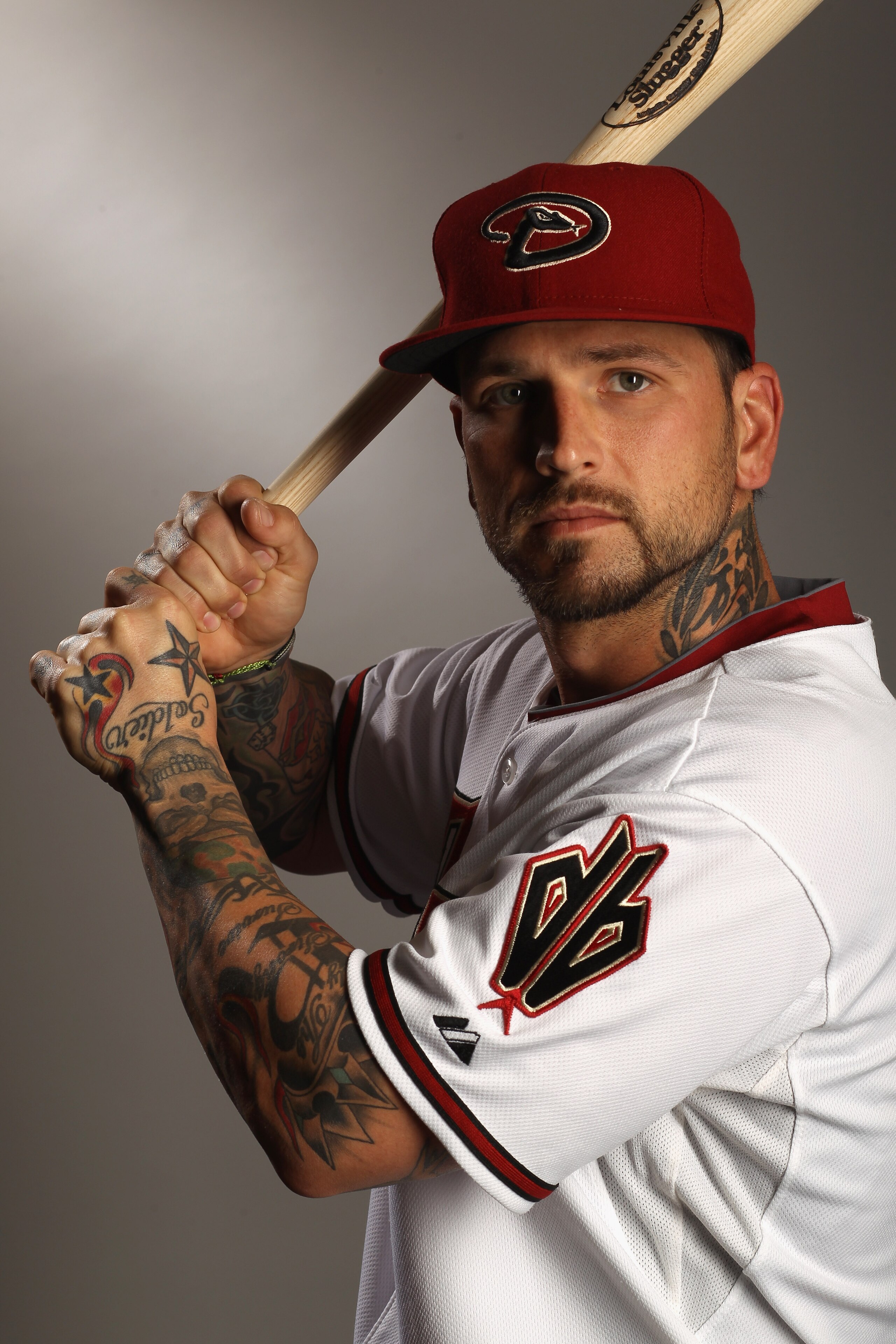 SCOTTSDALE, AZ - FEBRUARY 21:  Ryan Roberts #14 of the Arizona Diamondbacks poses for a portrait at Salt River Fields at Talking Stick on February 21, 2011 in Scottsdale, Arizona.  (Photo by Ezra Shaw/Getty Images)