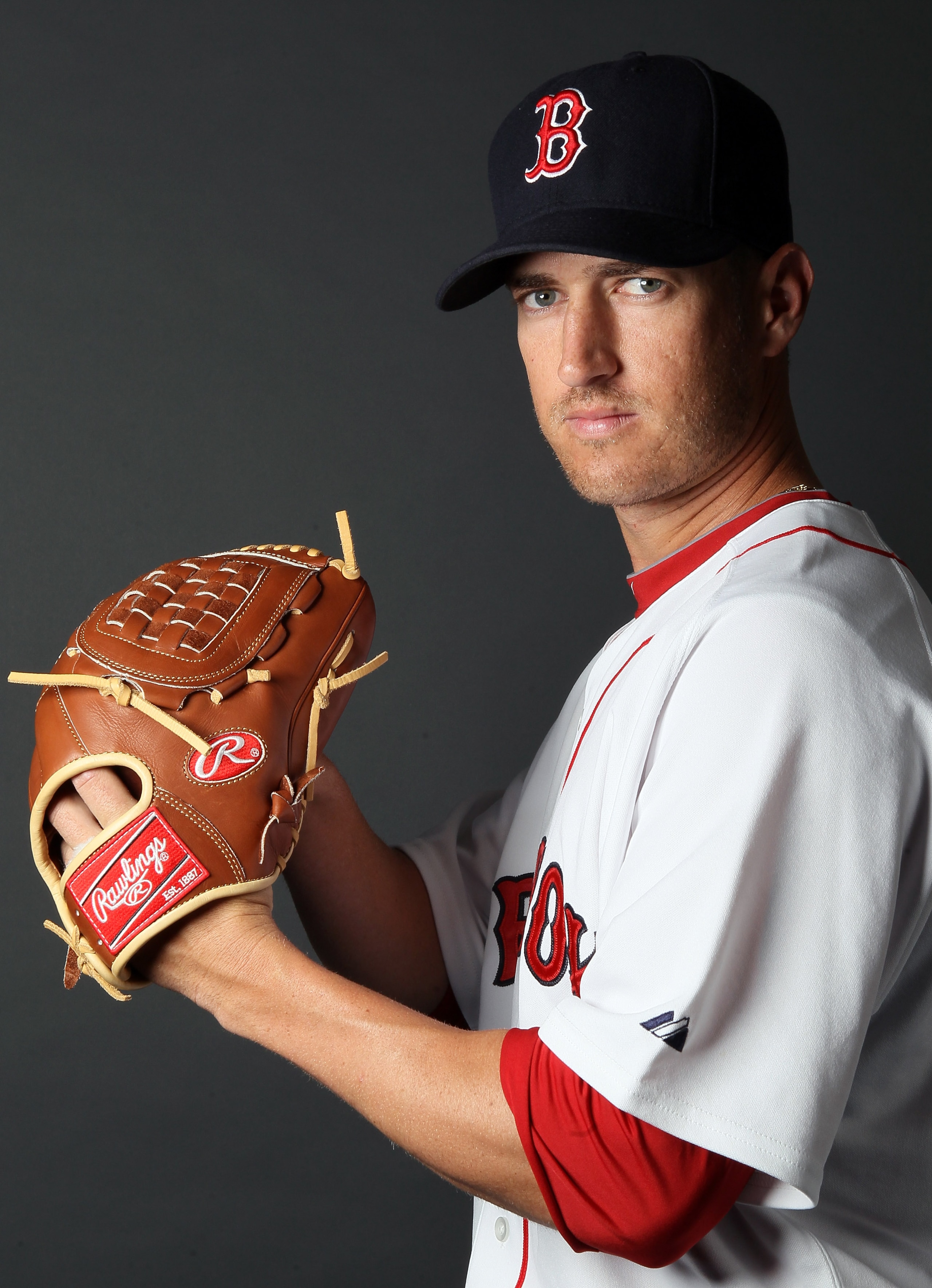 FT. MYERS, FL - FEBRUARY 20:  Matt Fox #73 of the Boston Red Sox poses for a portrait during the Boston Red Sox Photo Day on February 20, 2011 at the Boston Red Sox Player Development Complex in Ft. Myers, Florida  (Photo by Elsa/Getty Images)