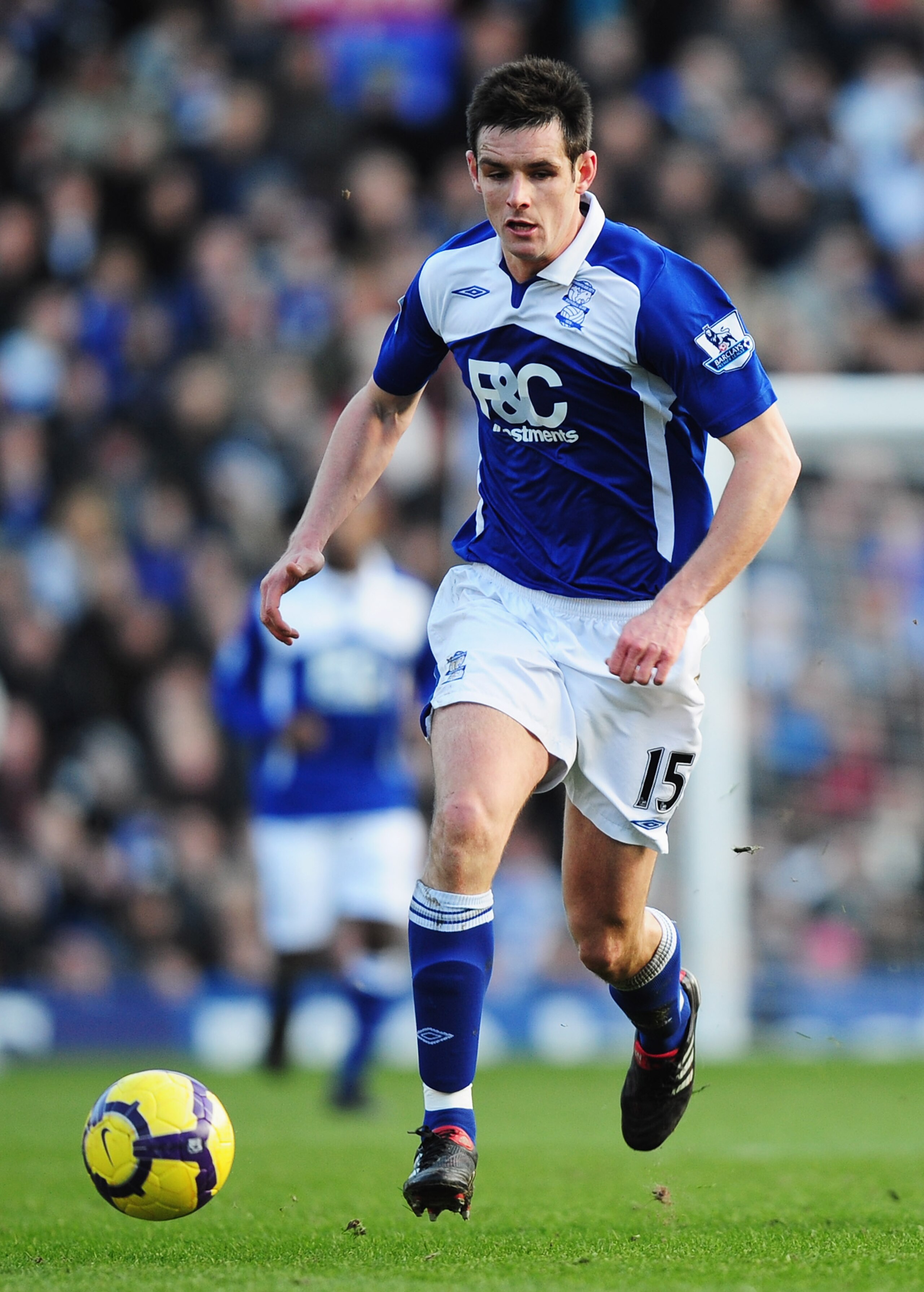 BIRMINGHAM, ENGLAND - DECEMBER 26: Scott Dann of Birmingham City in action during the Barclays Premier League match between Birmingham City and Chelsea at St. Andrew's Stadium on December 26, 2009 in Birmingham, England.  (Photo by Clive Mason/Getty Image