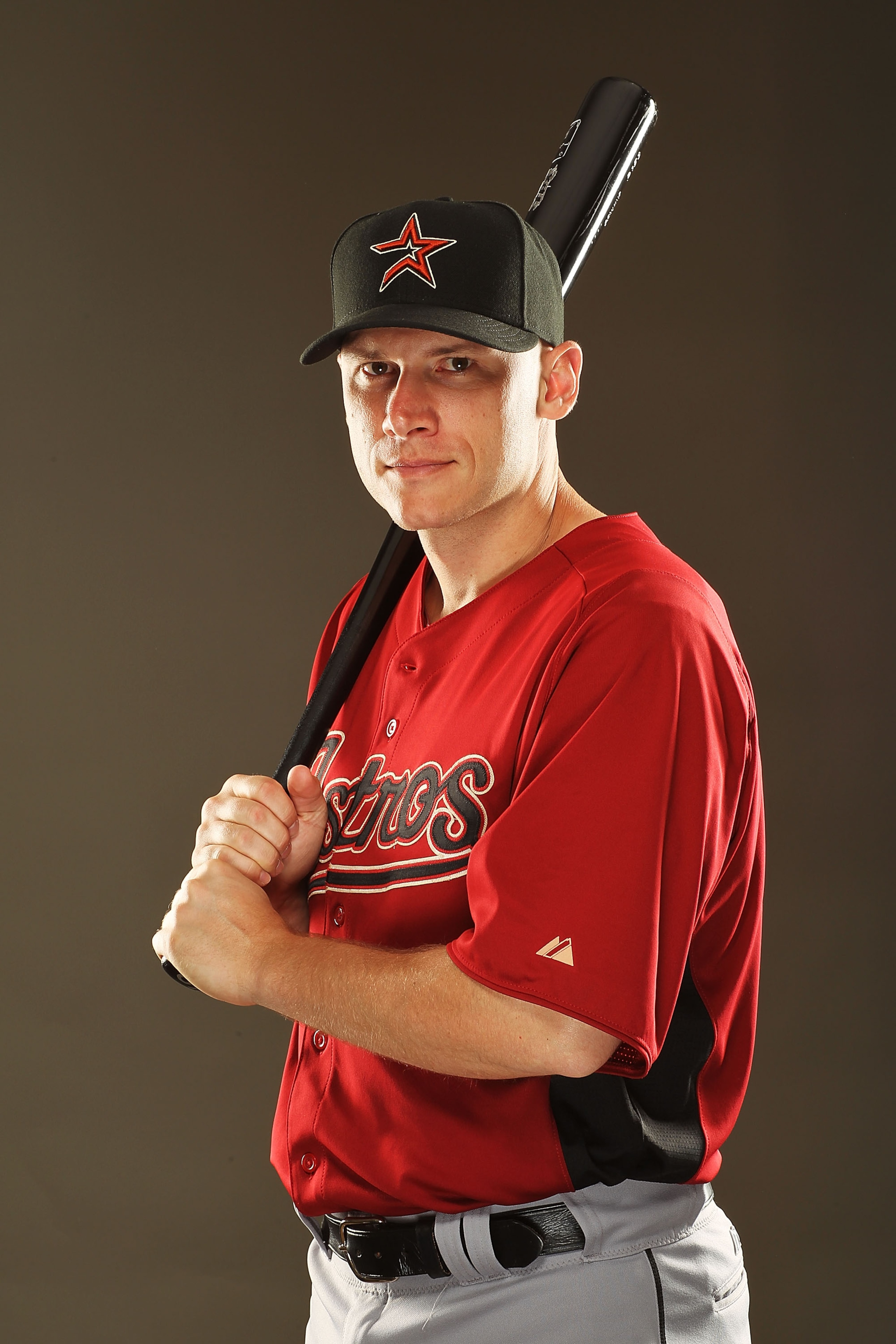KISSIMMEE, FL - FEBRUARY 24:  Clint Barmes #14 of the Houston Astros poses for a portrait during Spring Training photo Day at Osceola County Stadium  on February 24, 2011 in Kissimmee, Florida.  (Photo by Al Bello/Getty Images)
