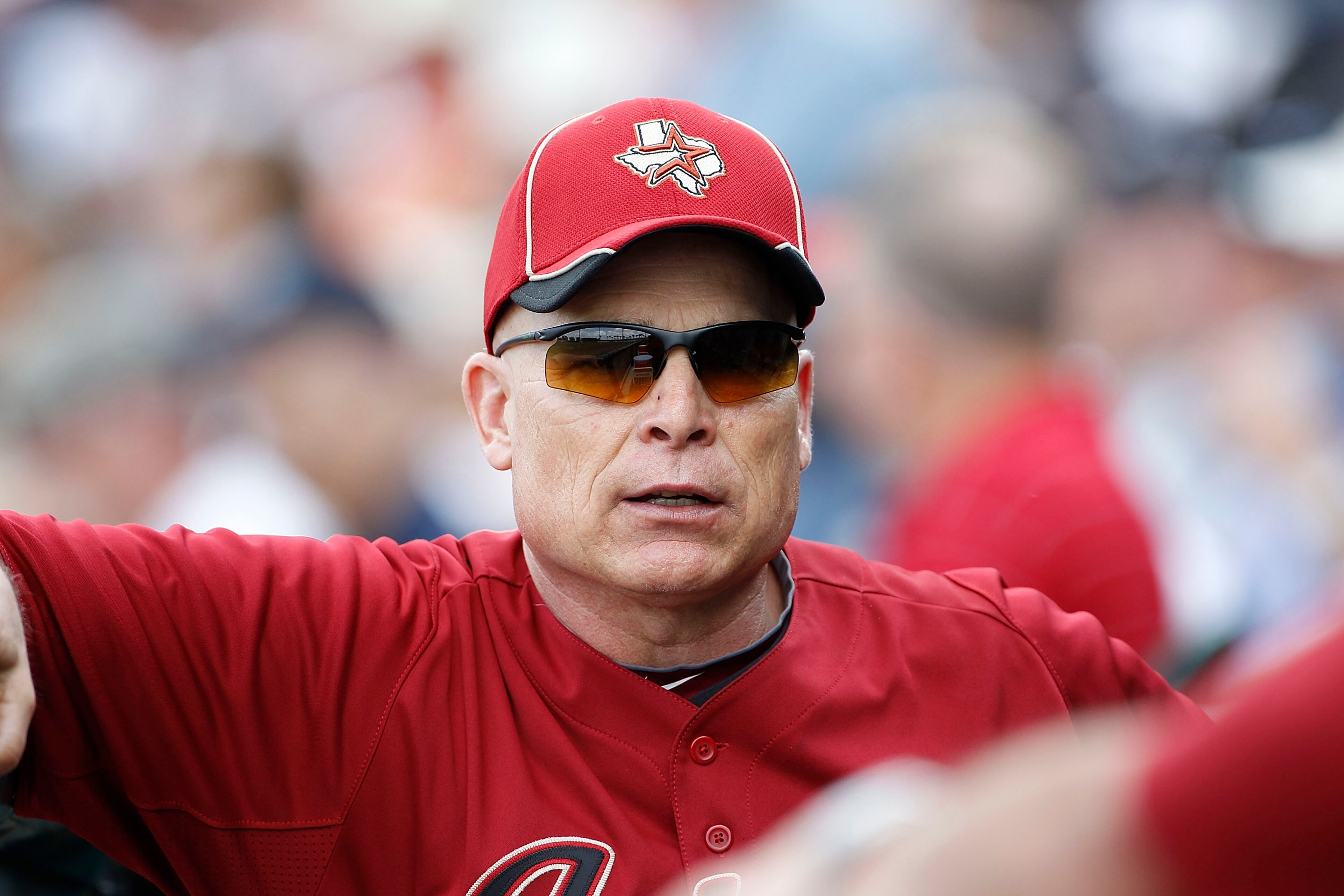 LAKELAND, FL - MARCH 02: Houston Astros manager Brad Mills watches the action during the game against the Detroit Tigers at Joker Marchant Stadium on March 2, 2011 in Lakeland, Florida. The Astros defeated the Tigers 6-3. (Photo by Leon Halip/Getty Image LAKELAND, FL - MARCH 02: Houston Astros manager Brad Mills watches the action during the game against the Detroit Tigers at Joker Marchant Stadium on March 2, 2011 in Lakeland, Florida. The Astros defeated the Tigers 6-3. (Photo by Leon Halip/Getty Image