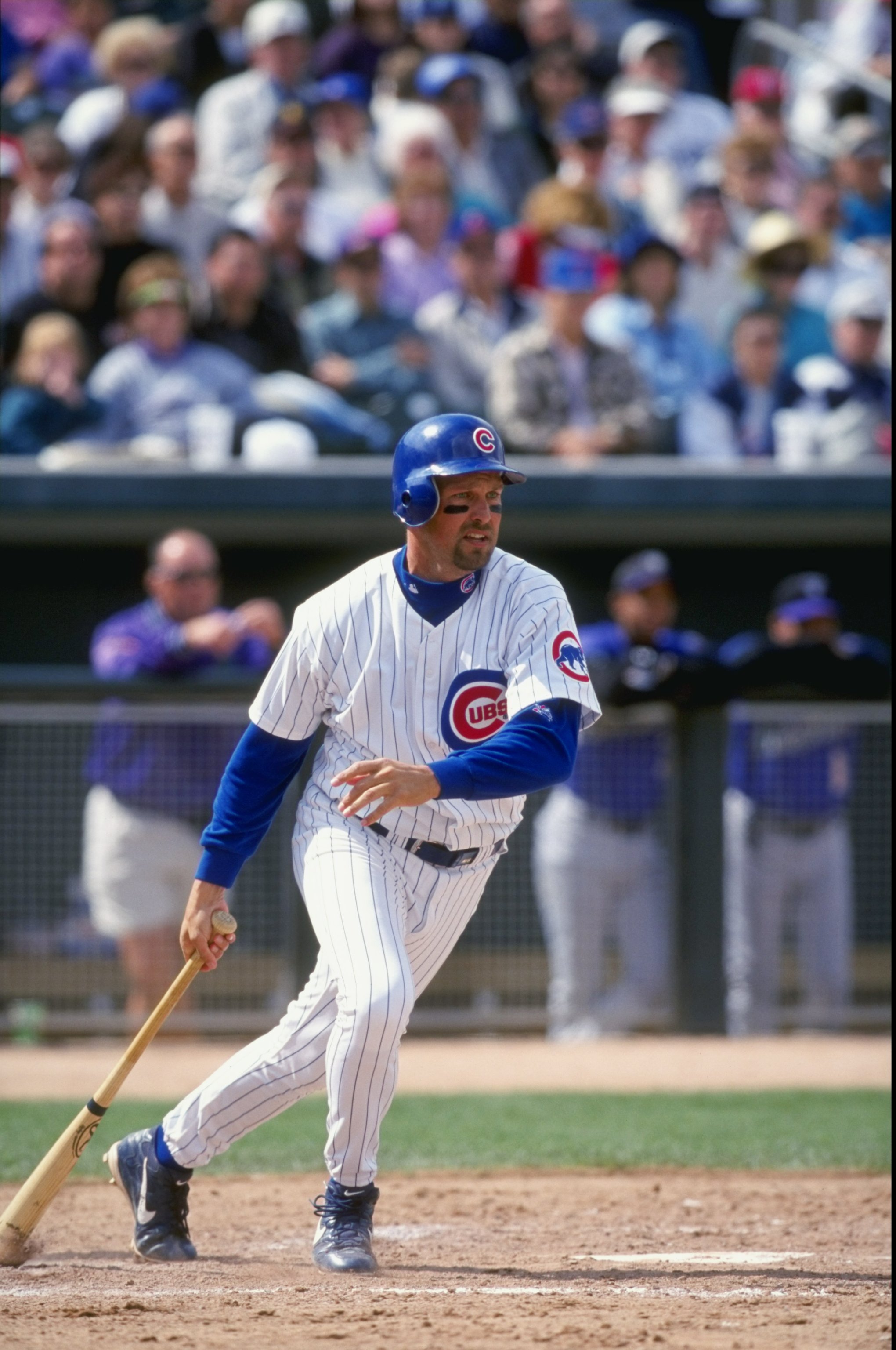 Greatest Show on Dirt on X: Ya gotta love vintage Mark Grace! No batting  gloves, always good contact! The old WGN days were the best! #MLB #Baseball  #ChicagoCubs #GreatestOnDirt  / X