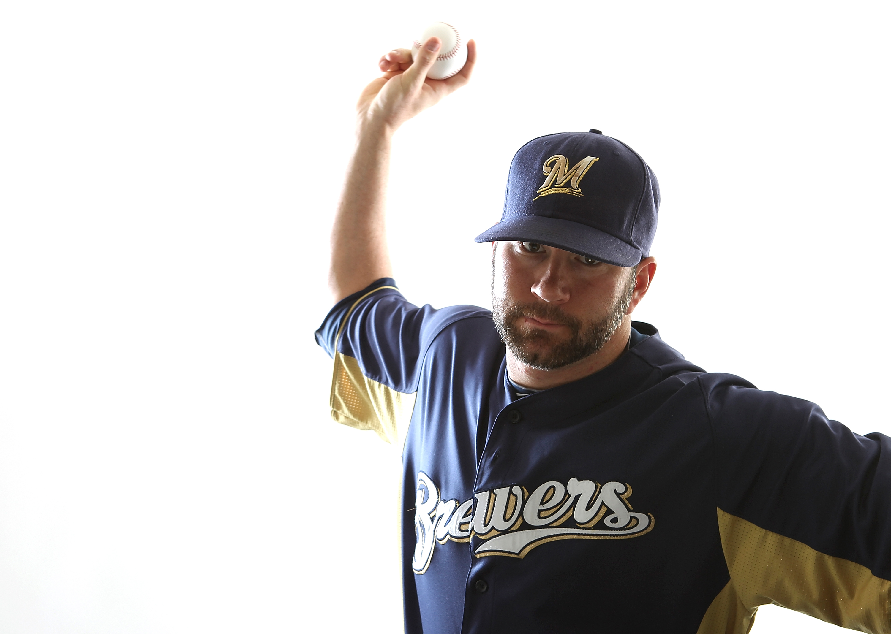 Nelson Cruz of the Milwaukee Brewers during photo day at Maryvale News  Photo - Getty Images