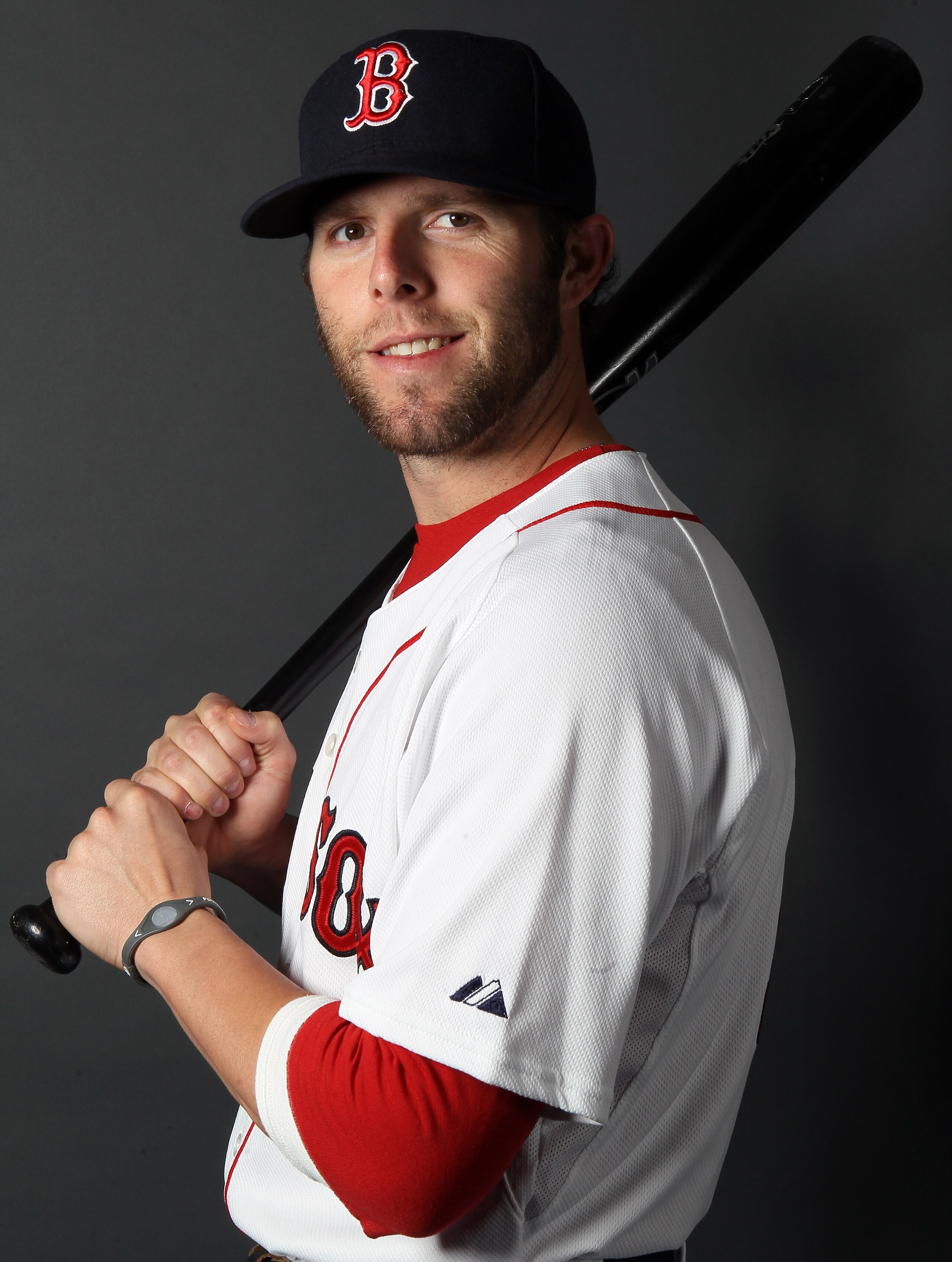 FT. MYERS, FL - FEBRUARY 20: Dustin Pedroia #15 of the Boston Red Sox poses for a portrait during the Boston Red Sox Photo Day on February 20, 2011 at the Boston Red Sox Player Development Complex in Ft. Myers, Florida (Photo by Elsa/Getty Images) FT. MYERS, FL - FEBRUARY 20: Dustin Pedroia #15 of the Boston Red Sox poses for a portrait during the Boston Red Sox Photo Day on February 20, 2011 at the Boston Red Sox Player Development Complex in Ft. Myers, Florida (Photo by Elsa/Getty Images)