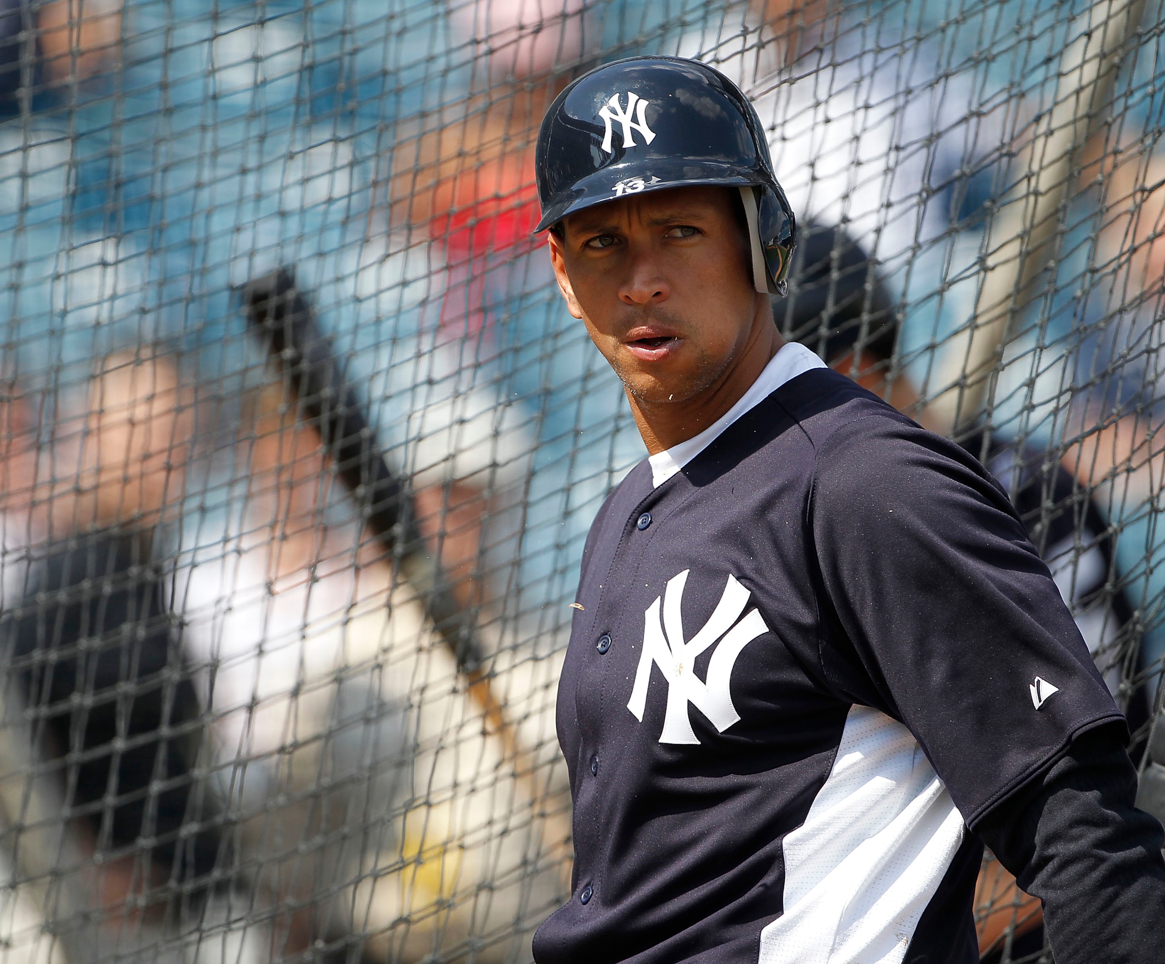 TAMPA, FL - FEBRUARY 20: Alex Rodriguez #13 of the New York Yankees watch the action during the first full team workout of Spring Training on February 20, 2011 at the George M. Steinbrenner Field in Tampa, Florida. (Photo by Leon Halip/Getty Images) TAMPA, FL - FEBRUARY 20: Alex Rodriguez #13 of the New York Yankees watch the action during the first full team workout of Spring Training on February 20, 2011 at the George M. Steinbrenner Field in Tampa, Florida. (Photo by Leon Halip/Getty Images)
