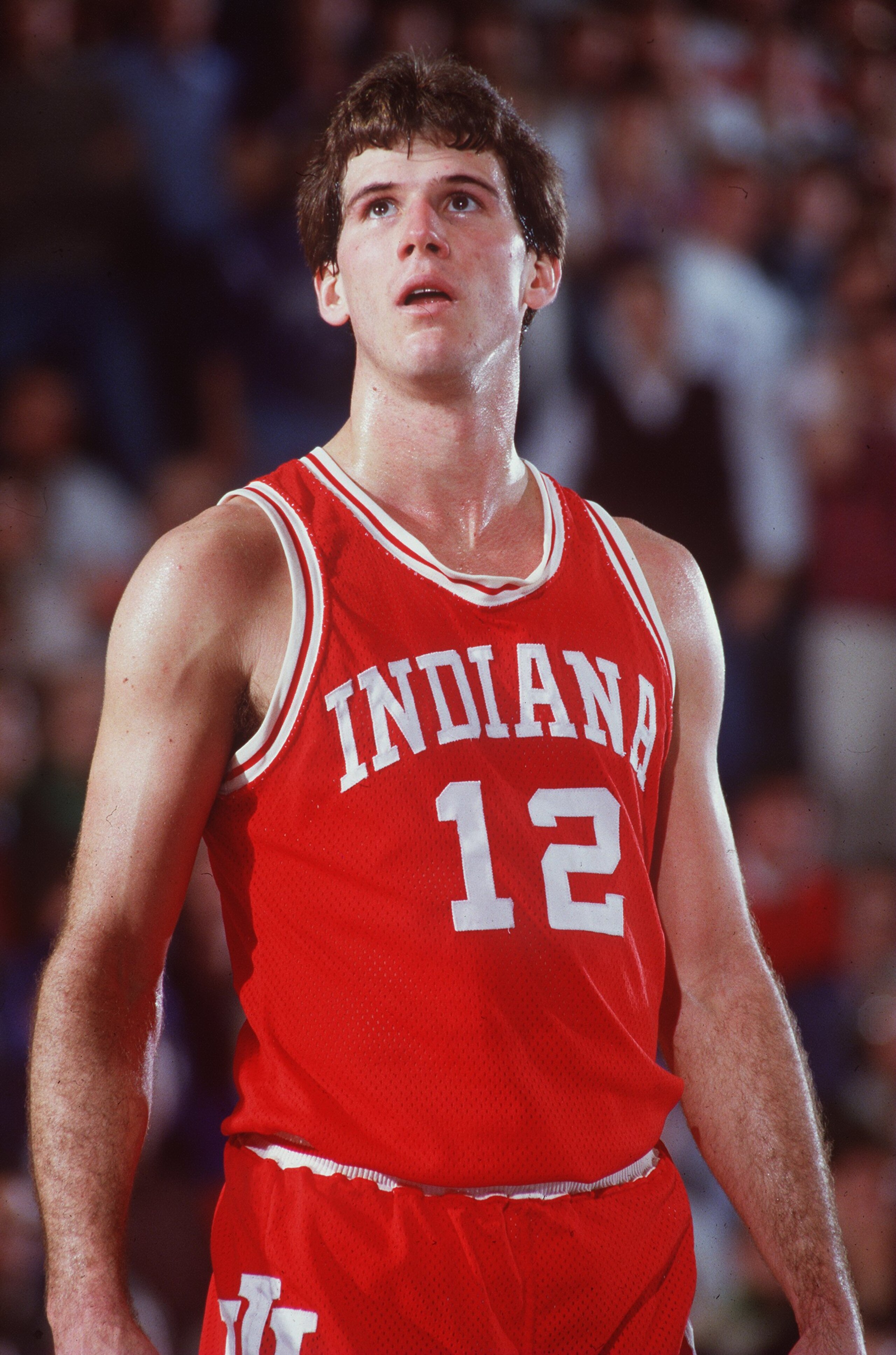 UNIVERSITY OF INDIANA GUARD STEVE ALFORD DURING THE HOOSIERS VERSUS NORTHWESTERN WILDCATS GAME AT MCGAW HALL IN EVANSTON, ILLINOIS.