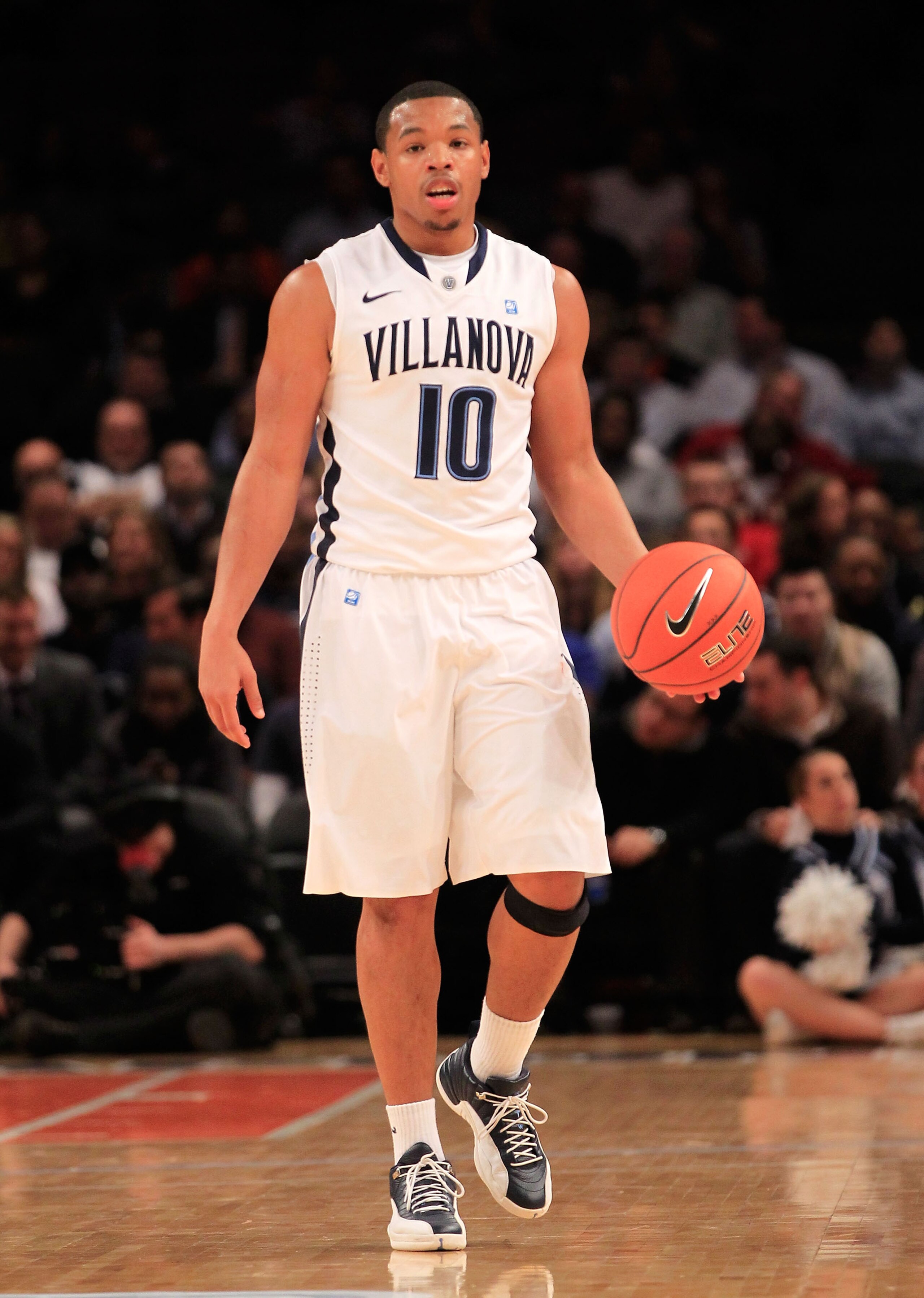 NEW YORK, NY - MARCH 08:  Corey Fisher #10 of the Villanova Wildcats dribbles the ball against the South Florida Bulls during the first round of the 2011 Big East Men's Basketball Tournament presented by American Eagle Outfitters at Madison Square Garden