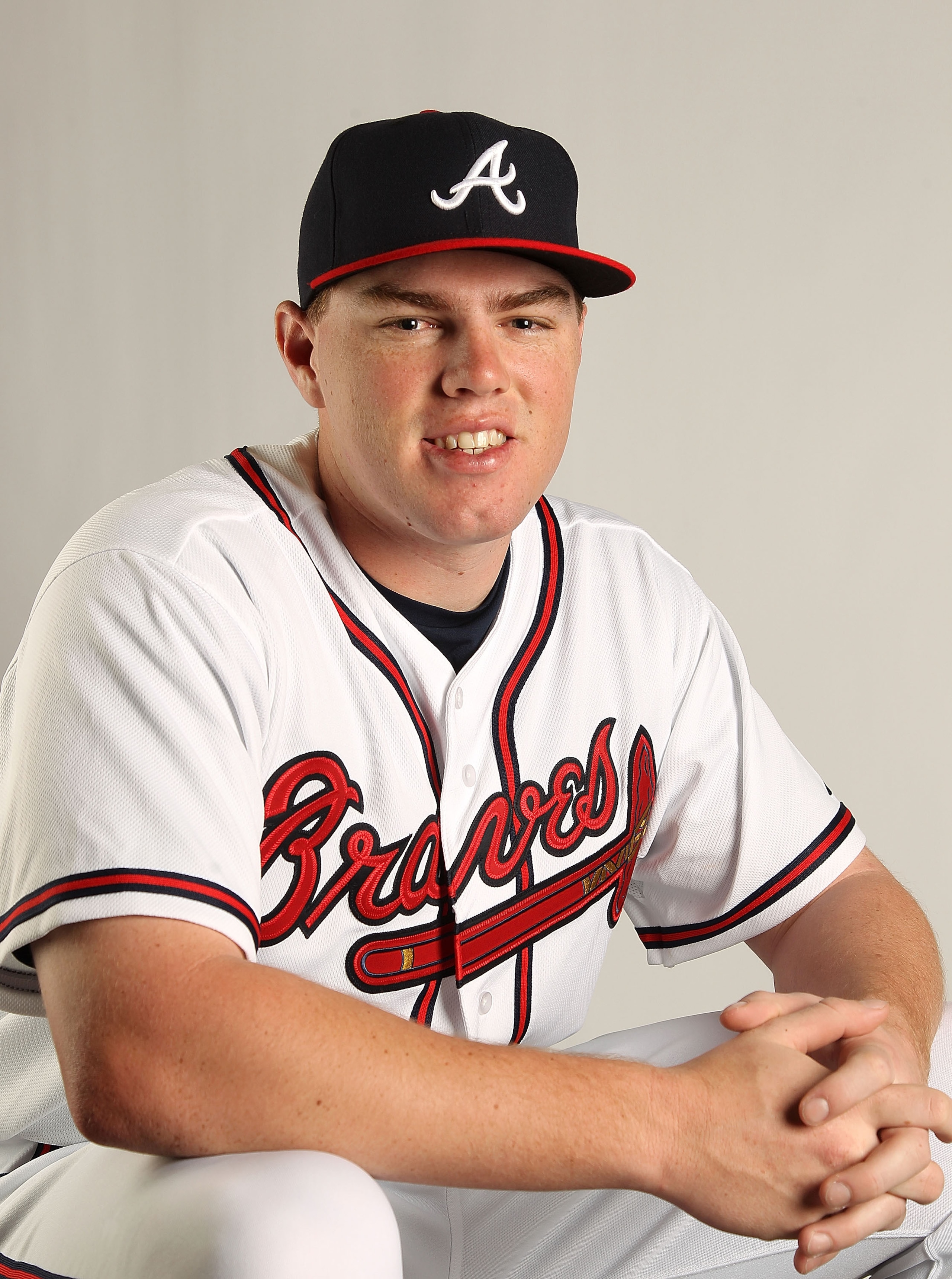 LAKE BUENA VISTA, FL - FEBRUARY 21: Freddie Freeman #5 of the Atlanta Braves during Photo Day at  Champion Stadium at ESPN Wide World of Sports of Complex on February 21, 2011 in Lake Buena Vista, Florida.  (Photo by Mike Ehrmann/Getty Images)