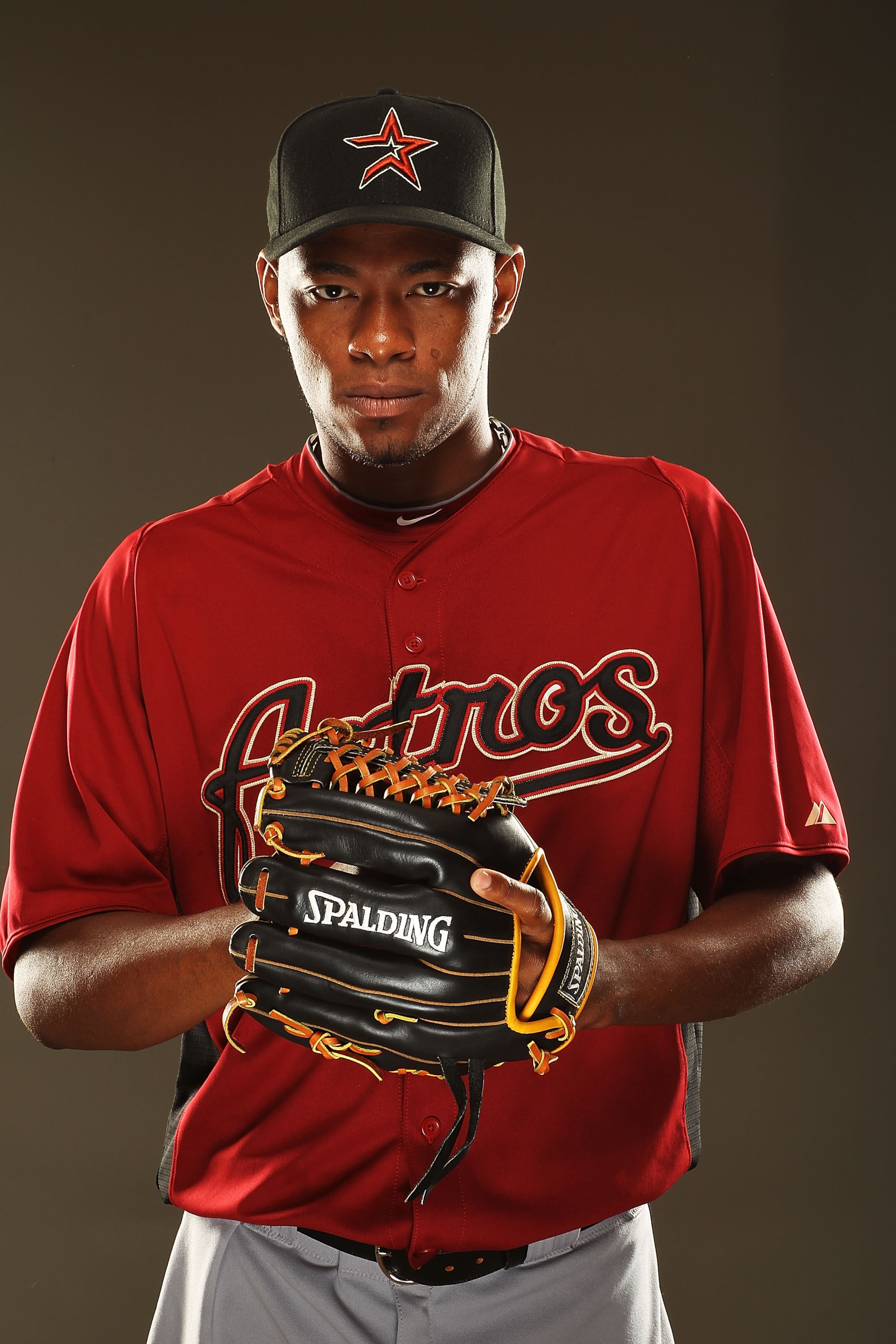 KISSIMMEE, FL - FEBRUARY 24:  Enerio Del Rosario #66 of the Houston Astros poses for a portrait during Spring Training photo Day at Osceola County Stadium  on February 24, 2011 in Kissimmee, Florida.  (Photo by Al Bello/Getty Images)