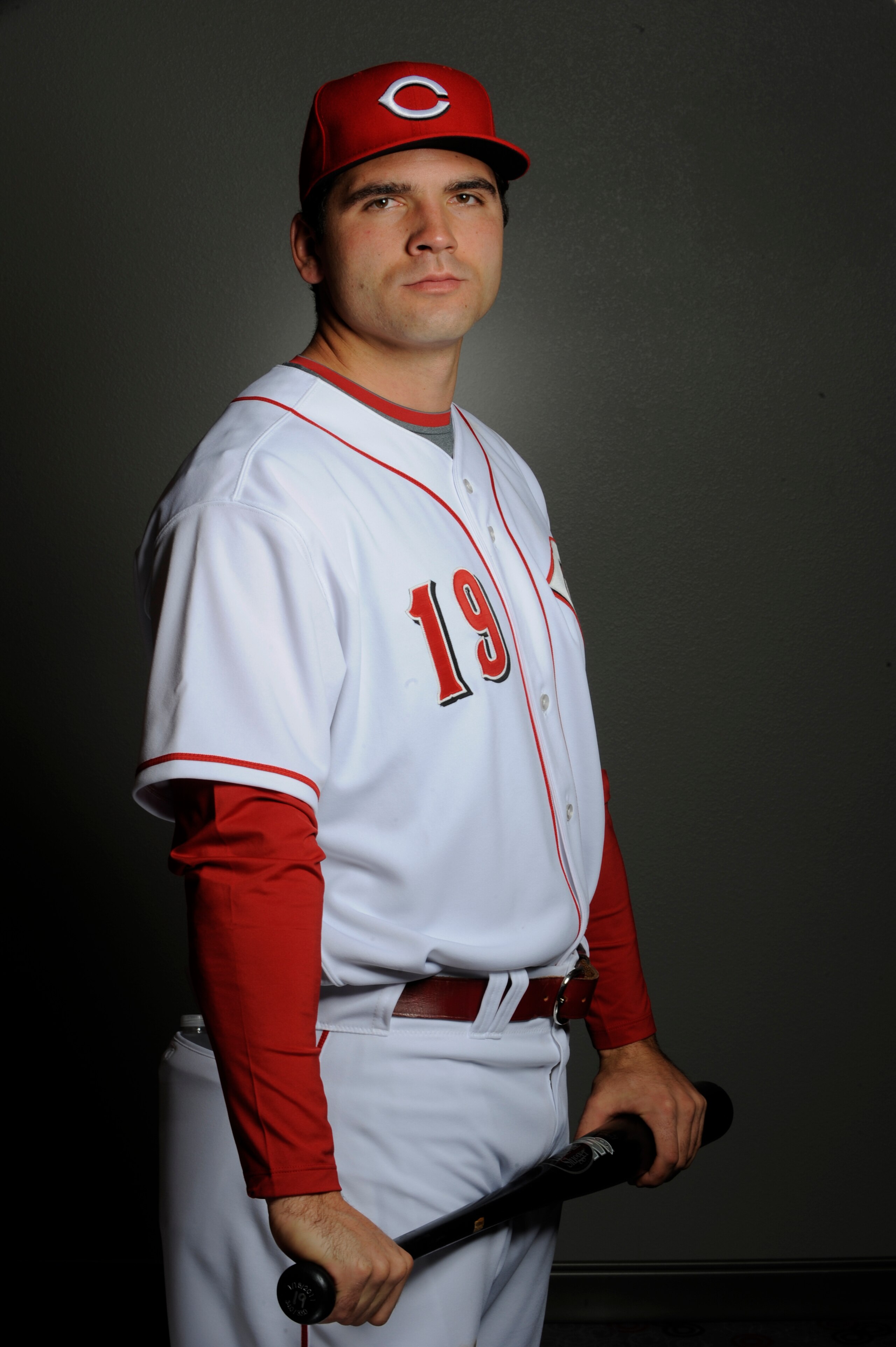 GOODYEAR, AZ - FEBRUARY 20: Joey Votto #19 of the Cincinnati Reds poses during their photo day at the Cincinnati Reds Spring Training Complex on February 20, 2011 in Goodyear, Arizona. (Photo by Rob Tringali/Getty Images)