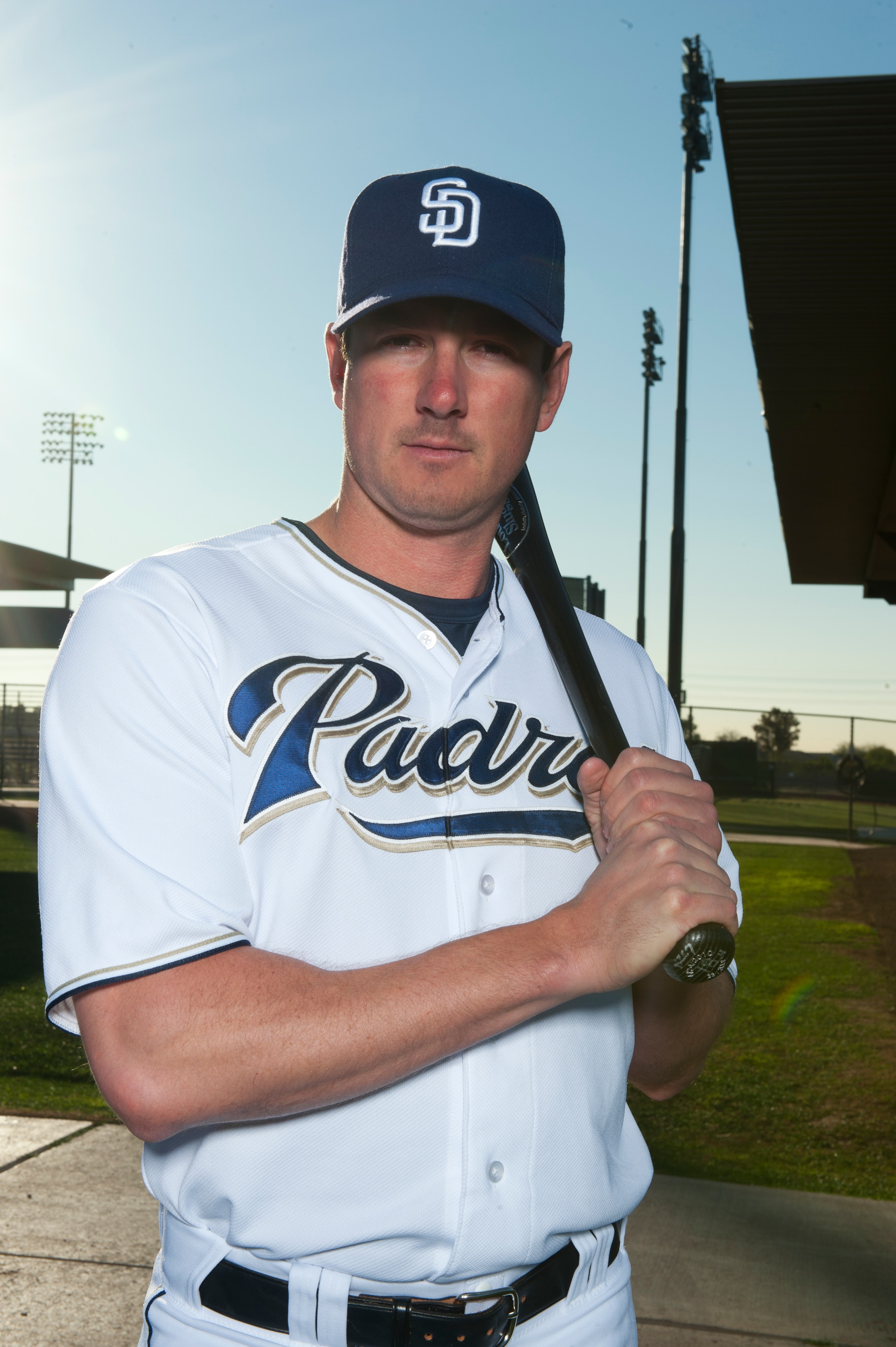 PEORIA, AZ - FEBRUARY 23: Brad Hawpe #11 of the San Diego Padres poses during their photo day at the Padres Spring Training Complex on February 23, 2011 in Peoria, Arizona. (Photo by Rob Tringali/Getty Images)