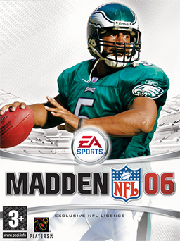 Who has been on the cover of Madden the most number of times?