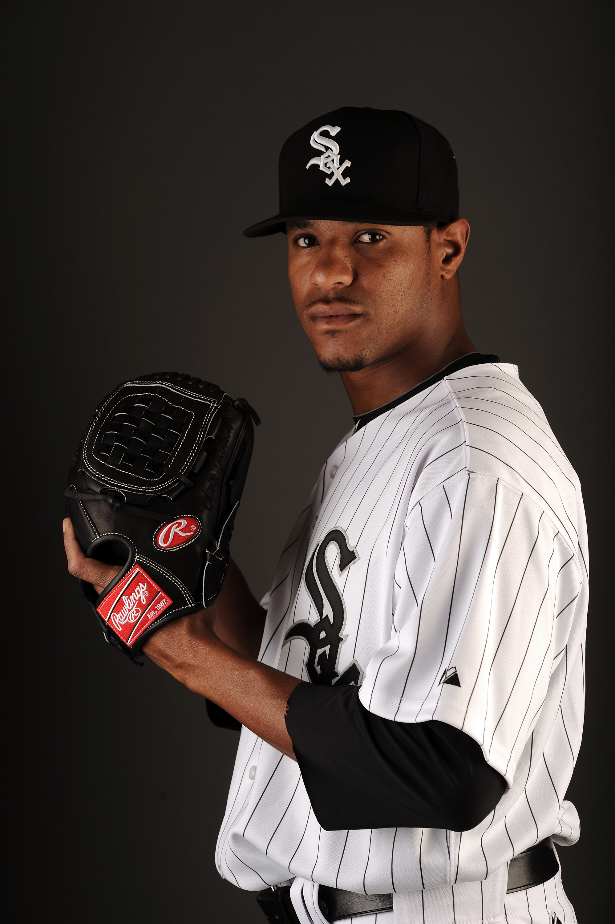 GLENDALE, AZ - FEBRUARY 26:  Edwin Jackson #33 of the Chicago White Sox poses for a photo on photo day at Camelback Ranch on February 26, 2011 in Glendale, Arizona.  (Photo by Harry How/Getty Images)
