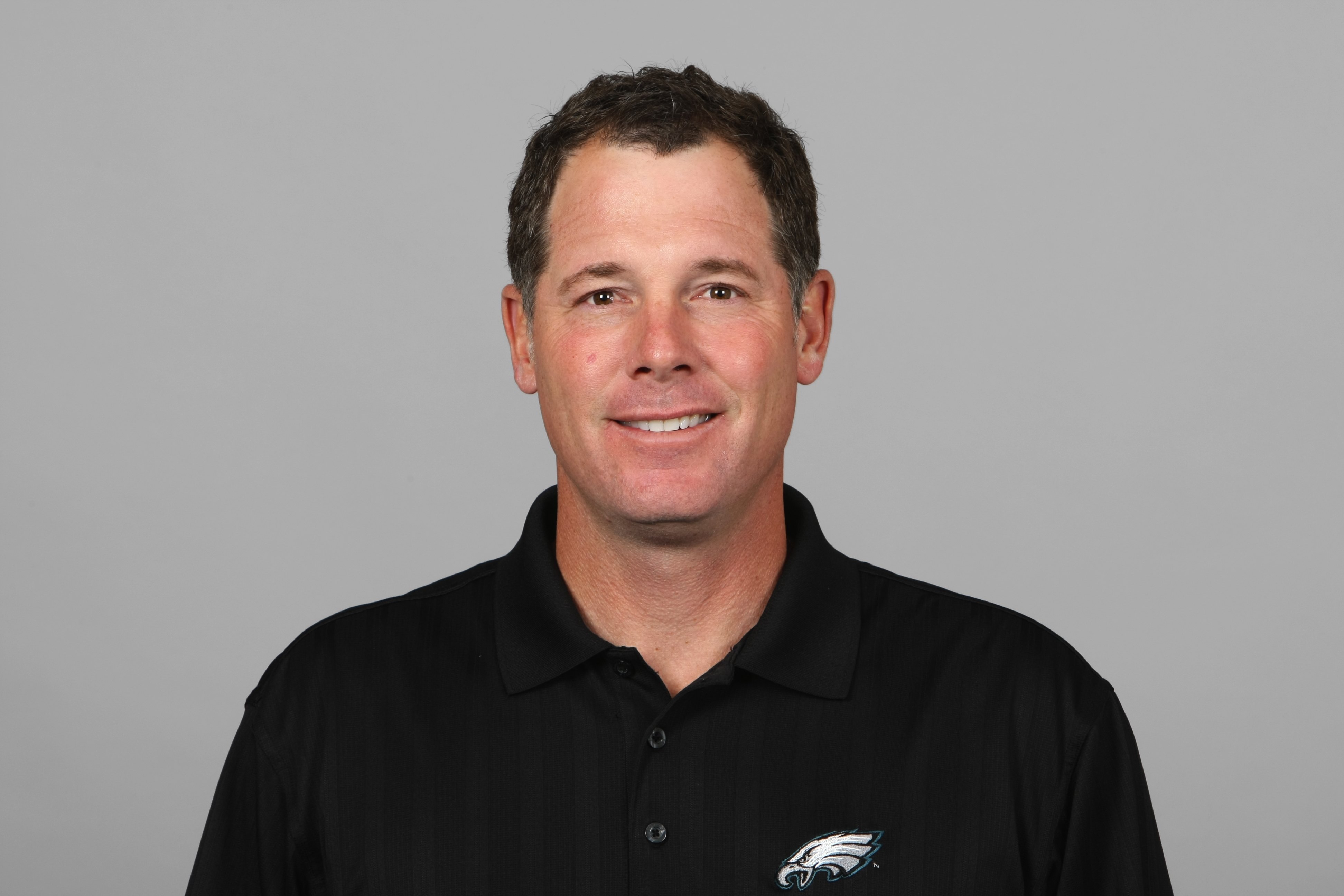 PHILADELPHIA - 2008:  Pat Shurmur of the Philadelphia Eagles poses for his 2008 NFL headshot at photo day in Philadelphia, Pennsylvania.  (Photo by Getty Images)