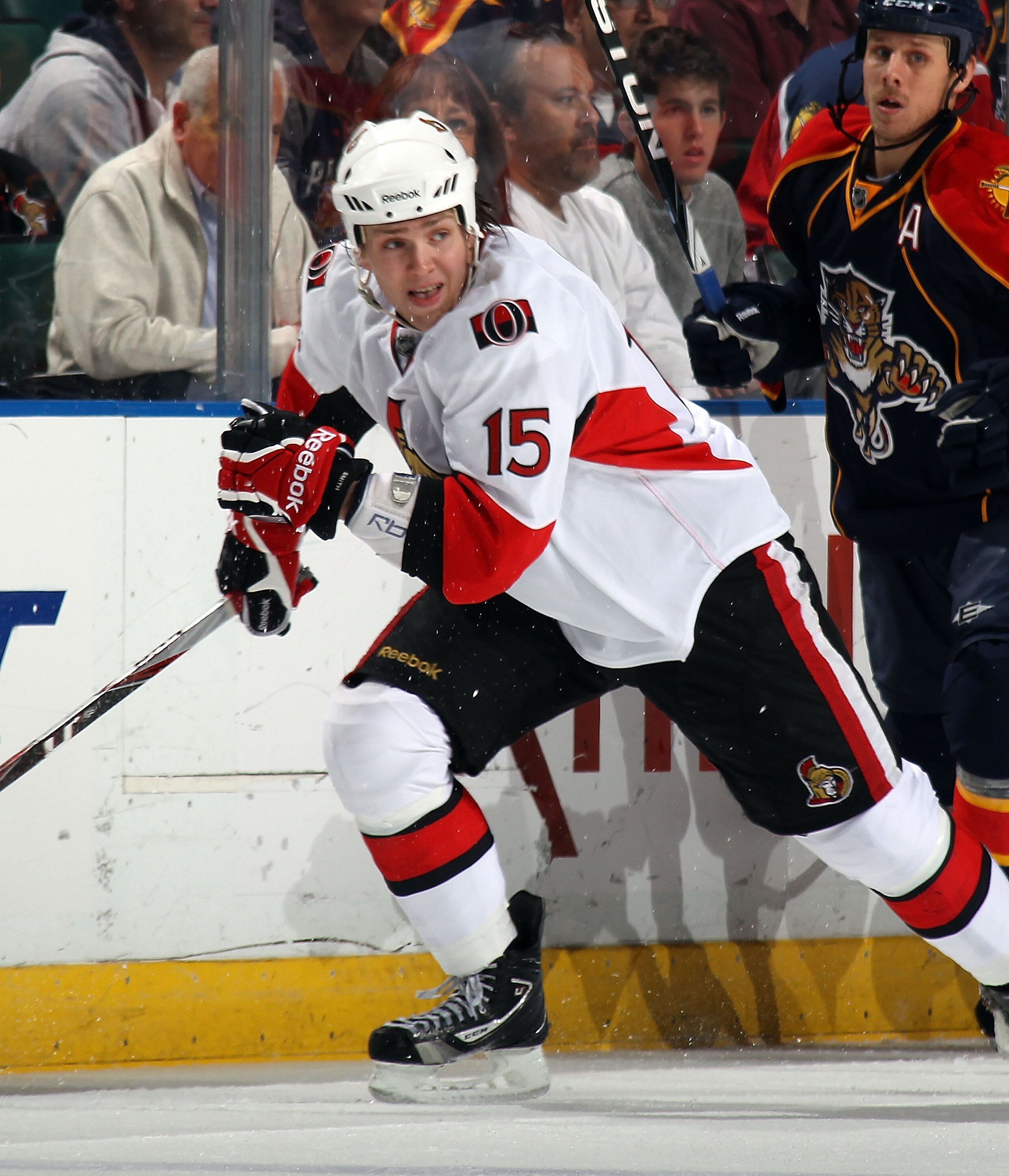 SUNRISE, FL - MARCH 10:  skates against the Florida Panthers at the BankAtlantic Center on March 10, 2011 in Sunrise, Florida.  (Photo by Bruce Bennett/Getty Images)