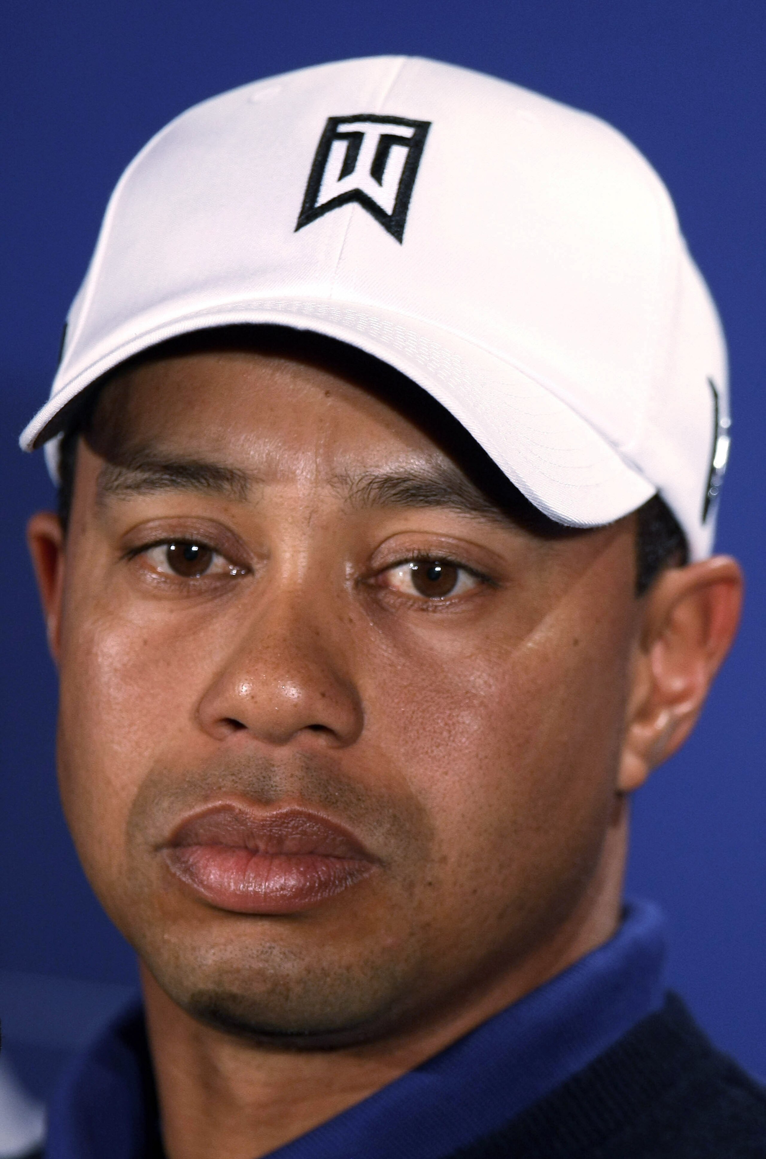 LA JOLLA, CA- JANUARY 26:  Tiger Woods takes questions at a press conference during the Pro-Am at the Farmers Insurance Open at Torrey Pines on January 26, 2011 in La Jolla, California. (Photo by Donald Miralle/Getty Images)