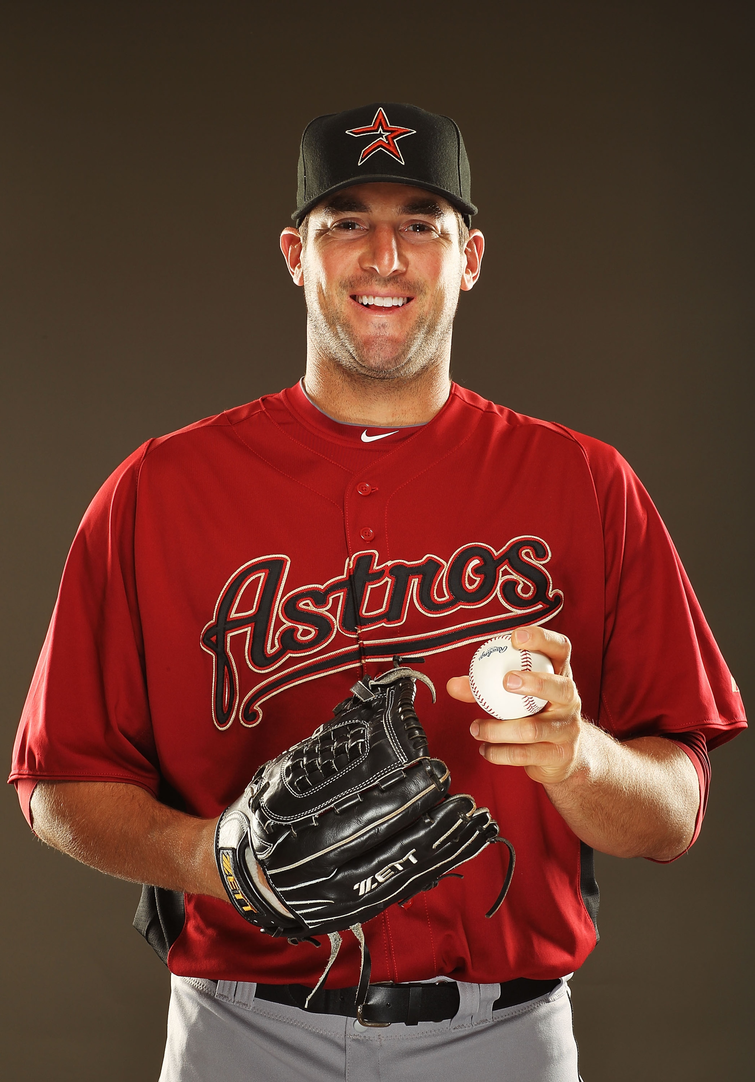 KISSIMMEE, FL - FEBRUARY 24:  Ryan Rowland Smith of the Houston Astros poses for a portrait during Spring Training photo Day at Osceola County Stadium  on February 24, 2011 in Kissimmee, Florida.  (Photo by Al Bello/Getty Images)