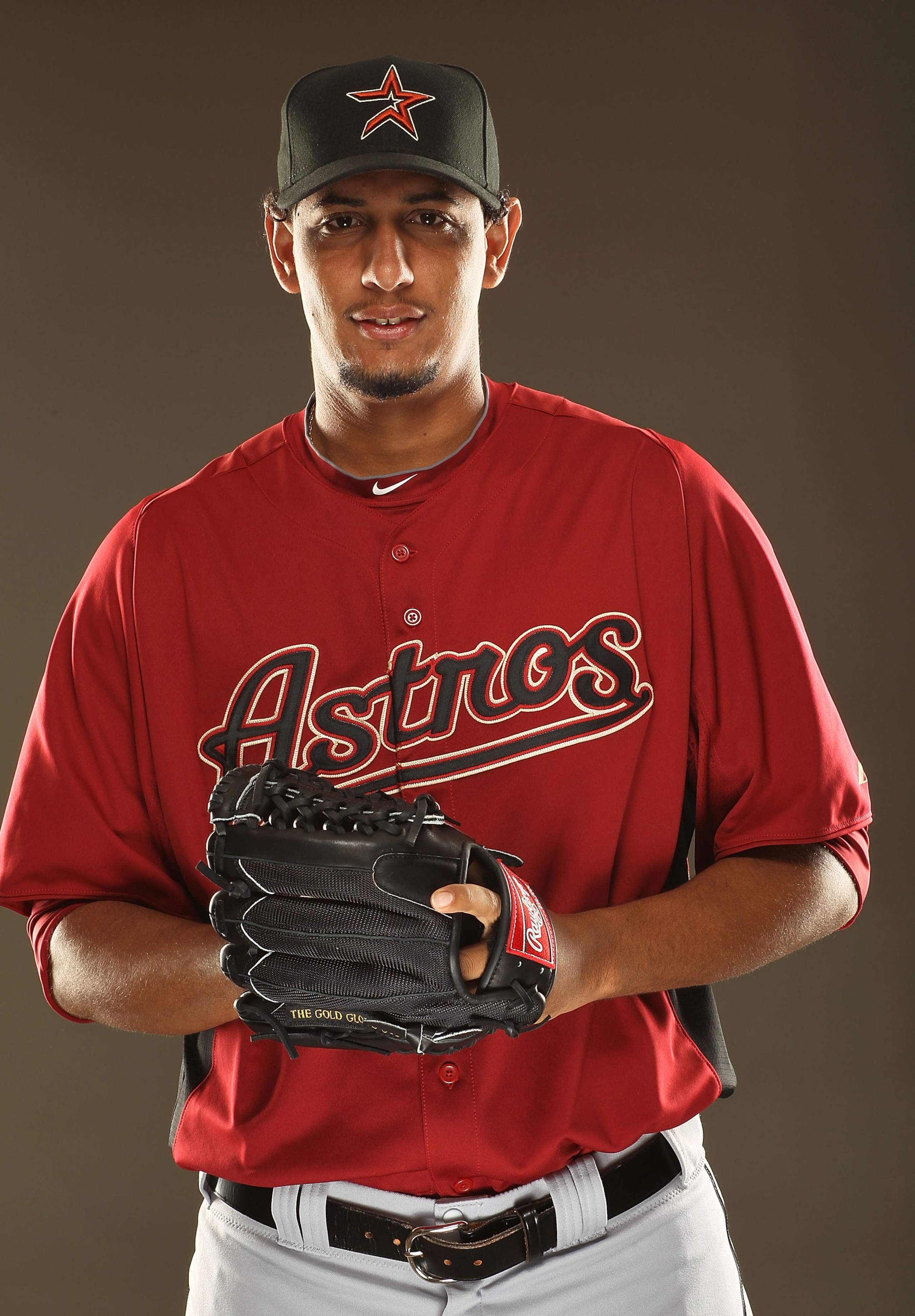 KISSIMMEE, FL - FEBRUARY 24:  Aneury Rodriguez #62 of the Houston Astros poses for a portrait during Spring Training photo Day at Osceola County Stadium  on February 24, 2011 in Kissimmee, Florida.  (Photo by Al Bello/Getty Images)
