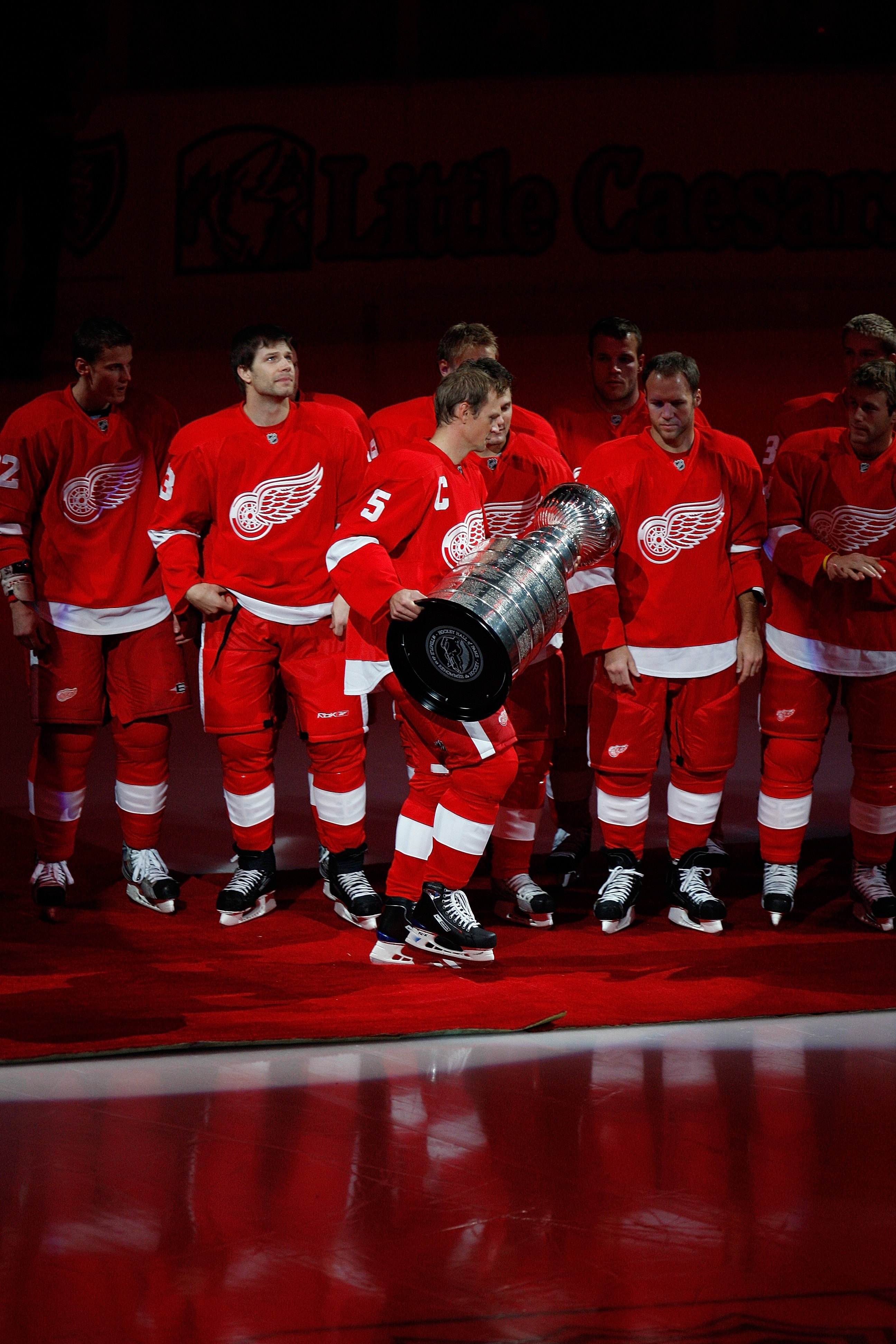 The Detroit Red Wings started many traditions around the Stanley Cup