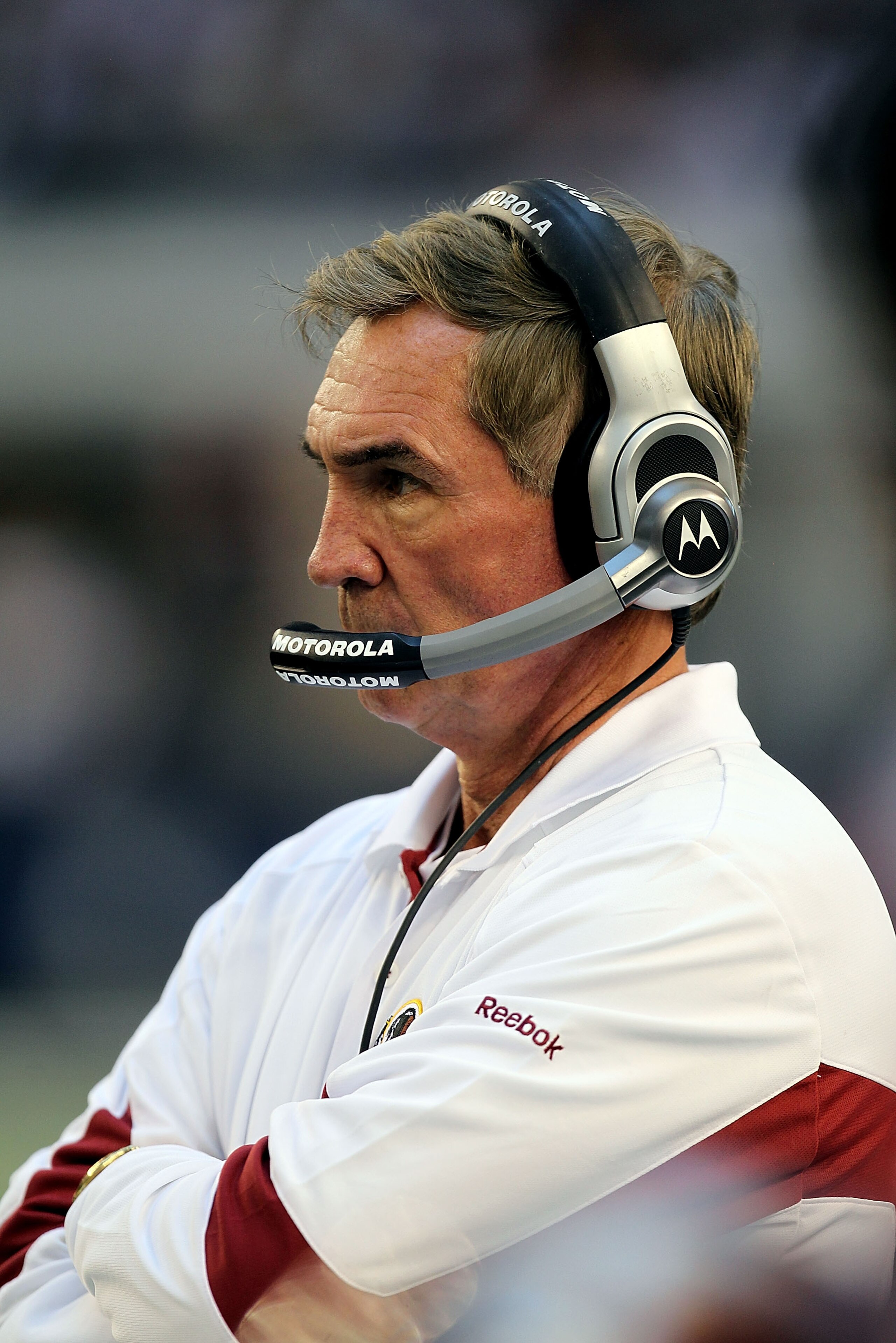 ARLINGTON, TX - DECEMBER 19:  Head coach Mike Shanahan of the Washington Redskins at Cowboys Stadium on December 19, 2010 in Arlington, Texas.  (Photo by Ronald Martinez/Getty Images)