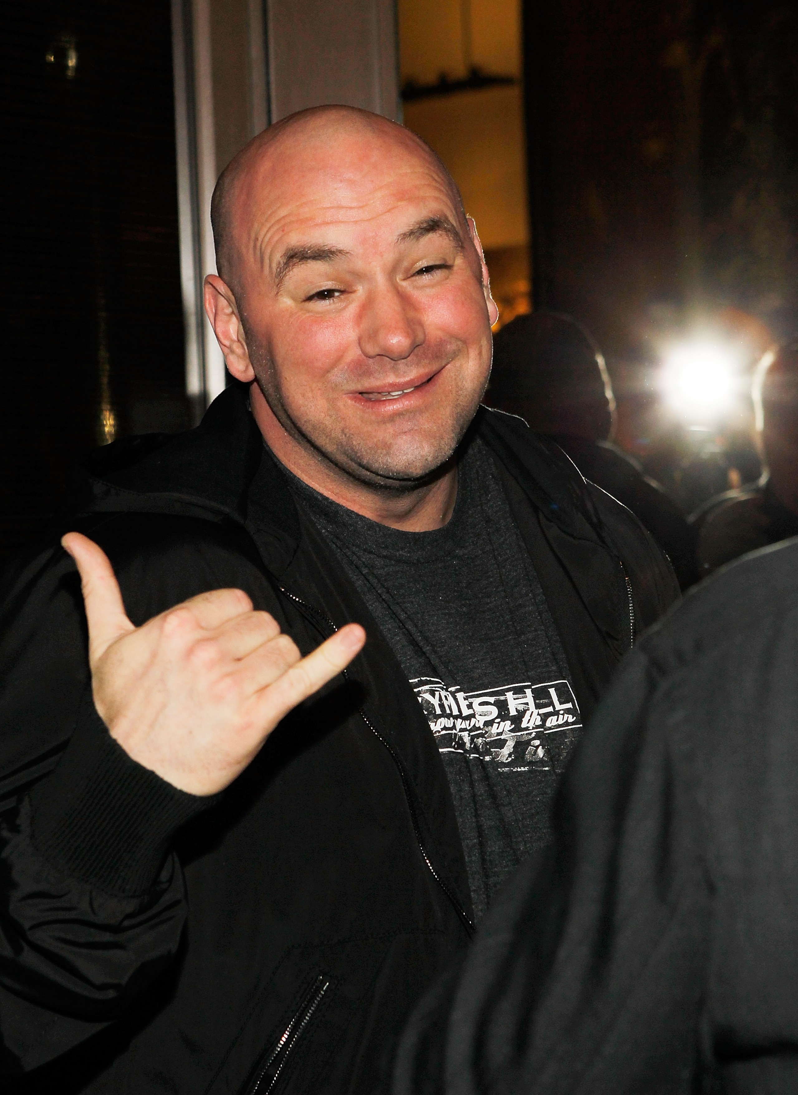 LAS VEGAS - FEBRUARY 15:  UFC President Dana White arrives at UFC, Famous Stars and Straps and New Era's 'The Magic Party' at XS the nightclub on February 15, 2011 in Las Vegas, Nevada.  (Photo by Isaac Brekken/Getty Images)