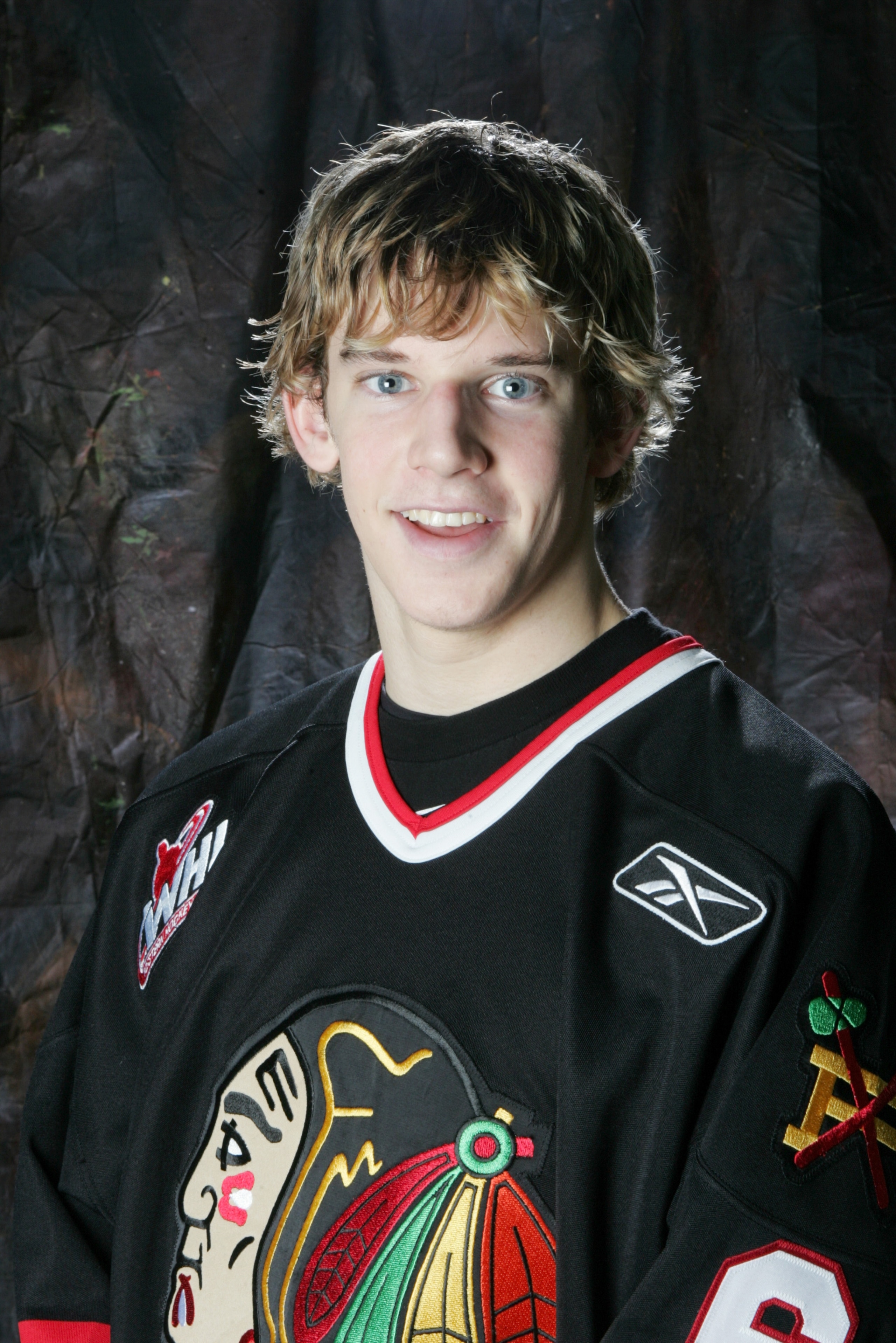 VANCOUVER, CANADA -  JANUARY 18:  Brennan Mikkelson (Portland Winterhawks) poses for a portrait prior to theTop Prospects Game & Skills competition at the Pacific Coliseum on January 17, 2005 in Vancouver, British Columbia, Canada.  (Photo by Chris Relke/