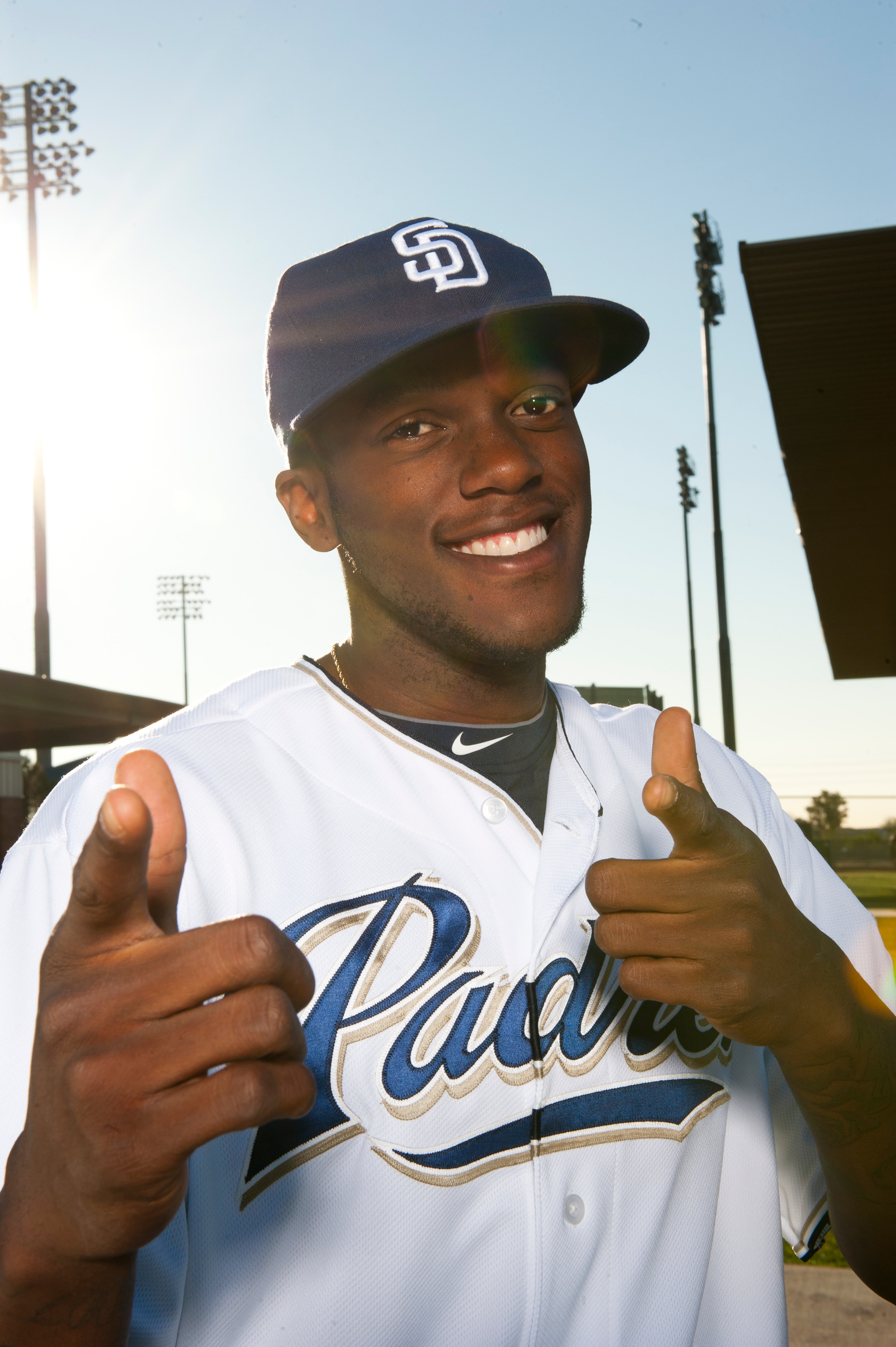 PEORIA, AZ - FEBRUARY 23: Cameron Maybin #24 of the San Diego Padres poses during their photo day at the Padres Spring Training Complex on February 23, 2011 in Peoria, Arizona. (Photo by Rob Tringali/Getty Images) PEORIA, AZ - FEBRUARY 23: Cameron Maybin #24 of the San Diego Padres poses during their photo day at the Padres Spring Training Complex on February 23, 2011 in Peoria, Arizona. (Photo by Rob Tringali/Getty Images)