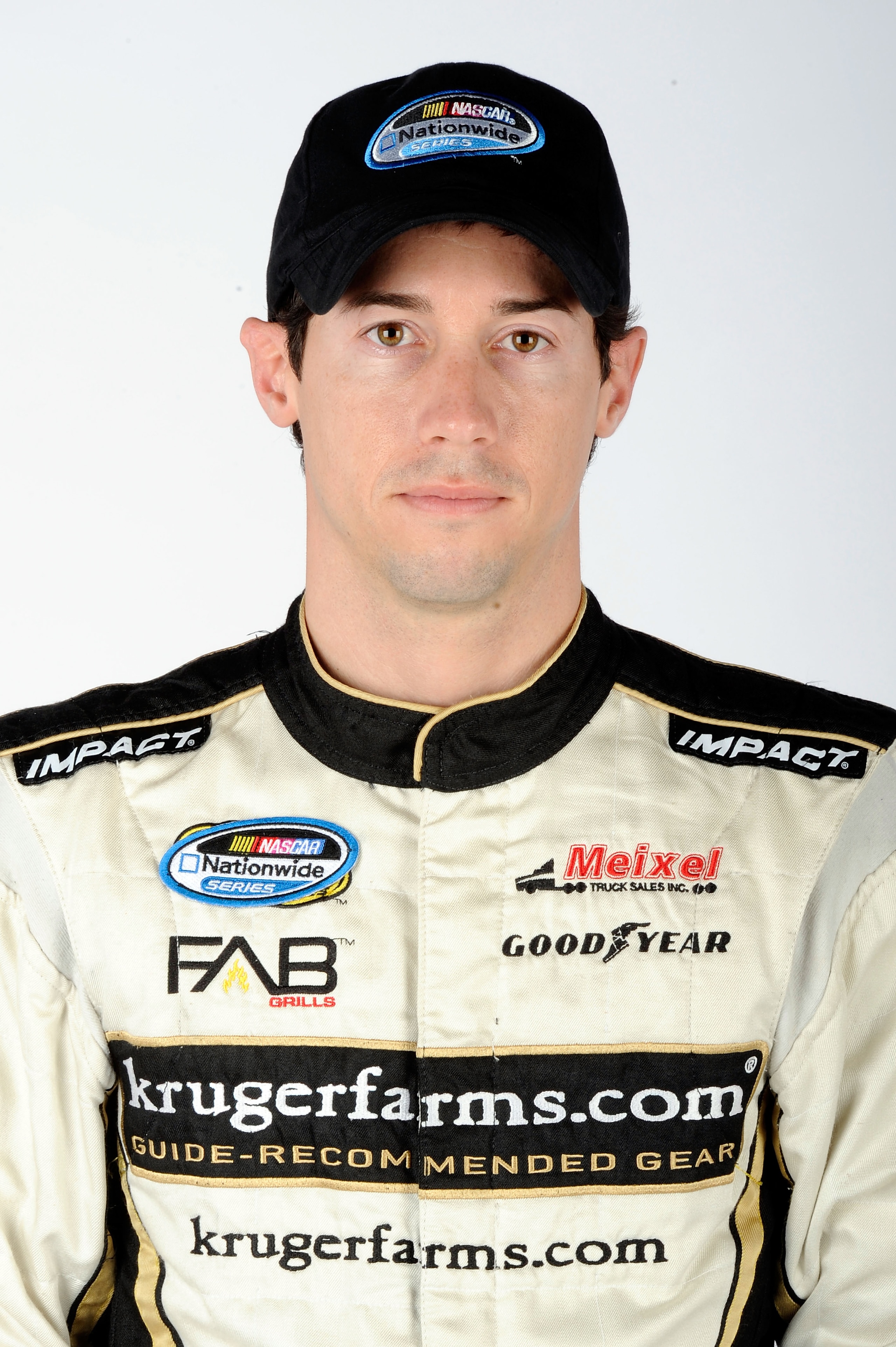 DAYTONA BEACH, FL - FEBRUARY 16:  Kelly Bires, driver of the #25 RaceDaySponsor.com Ford, poses during the 2011 NASCAR Nationwide Series Portraits at Daytona International Speedway on February 16, 2011 in Daytona Beach,  (Photo by John Harrelson/Getty Ima
