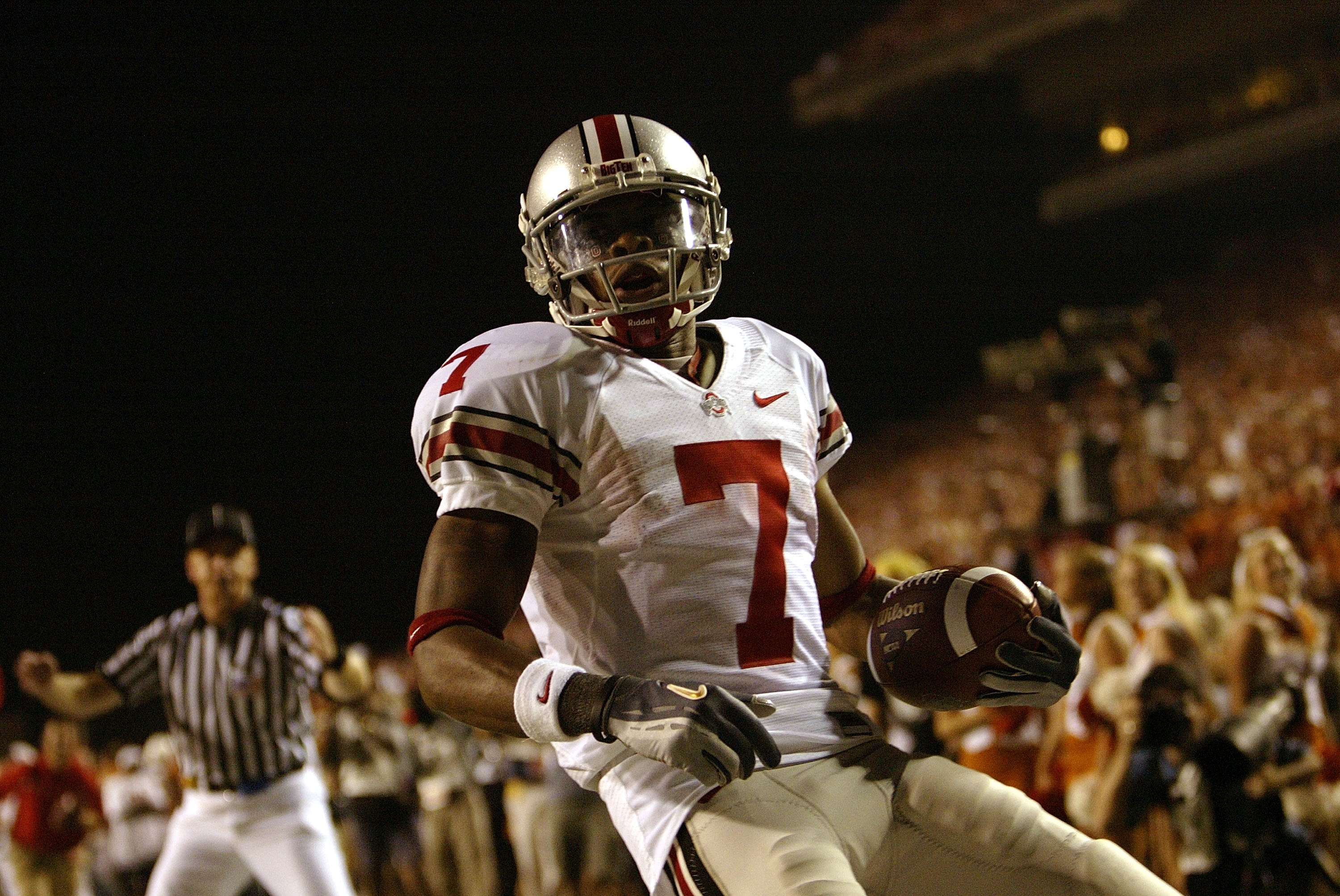 2005 Ohio State Football Photo Day/Ted Ginn, Jr and A.J. Hawk - Images