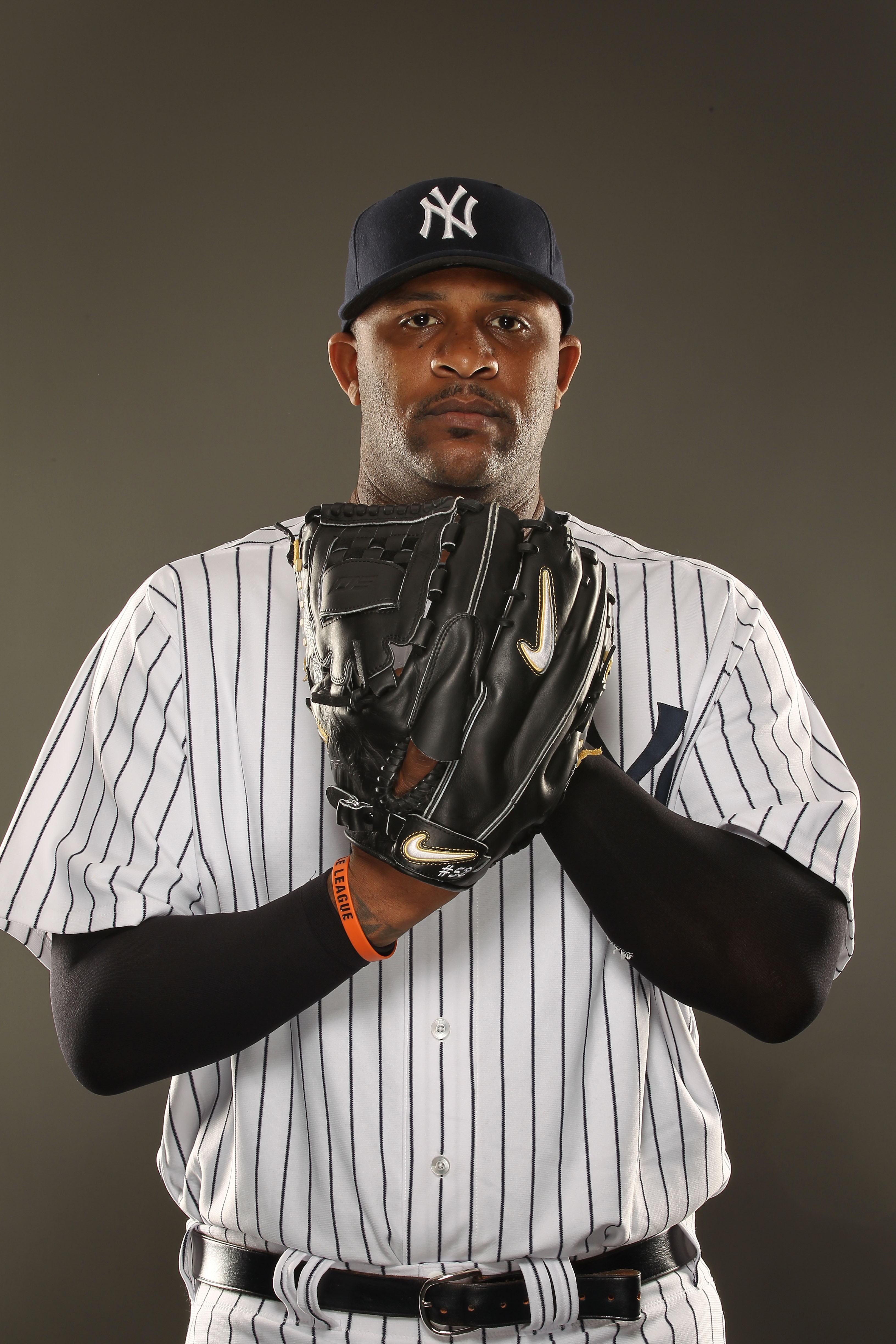 TAMPA, FL - FEBRUARY 23:  CC Sabathia #52 of the New York Yankees poses for a portrait on Photo Day at George M. Steinbrenner Field on February 23, 2011 in Tampa, Florida.  (Photo by Al Bello/Getty Images)