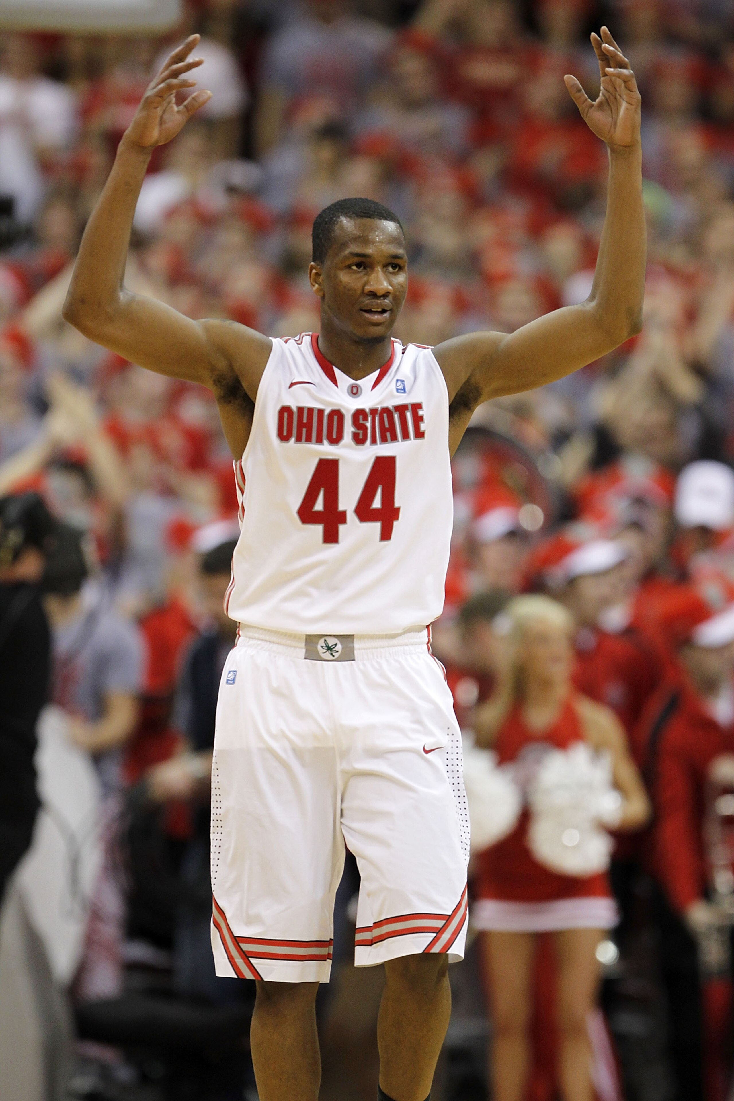 COLUMBUS, OH - FEBRUARY 15: William Buford reacts after a play during the second half against the Michigan State Spartans on February 15, 2011 at Value City Arena in Columbus, Ohio. (Photo by Gregory Shamus/Getty Images) COLUMBUS, OH - FEBRUARY 15: William Buford reacts after a play during the second half against the Michigan State Spartans on February 15, 2011 at Value City Arena in Columbus, Ohio. (Photo by Gregory Shamus/Getty Images)